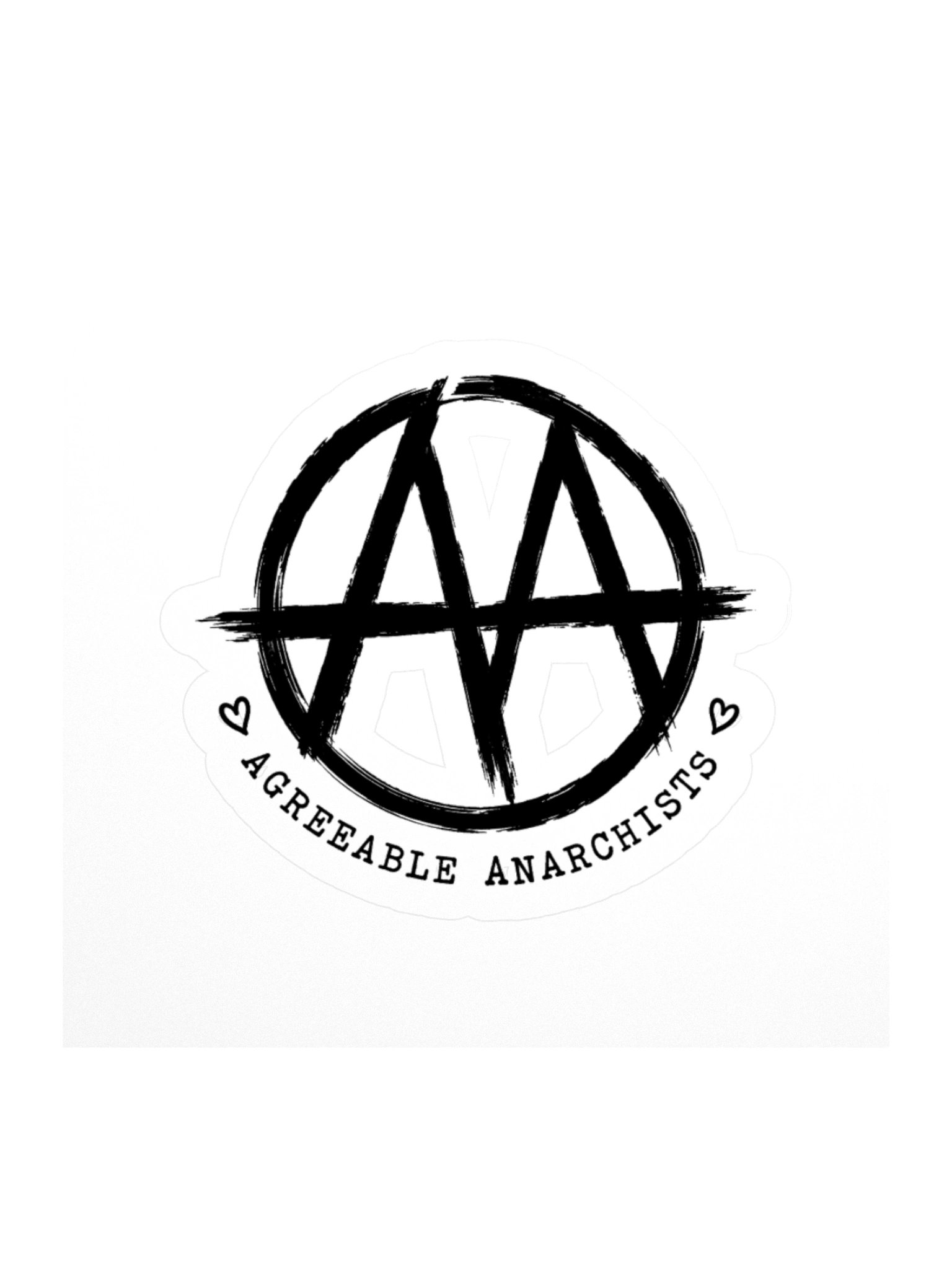 Agreeable Anarchists — Logo Sticker product image (2)
