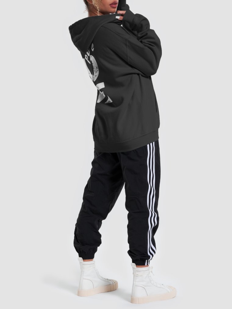White Pure LOVE on Classic Hoodie product image (6)