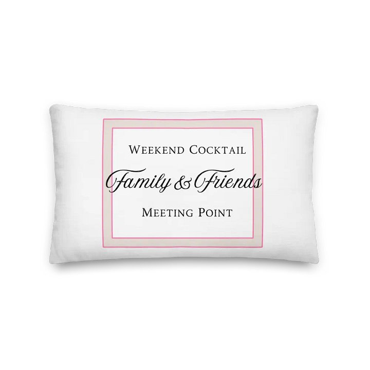 WEEKEND CLUB - COASTAL CHIC TWO IN ONE - Premium Pillow - Lustiges Kissen fürs Wochenende product image (1)