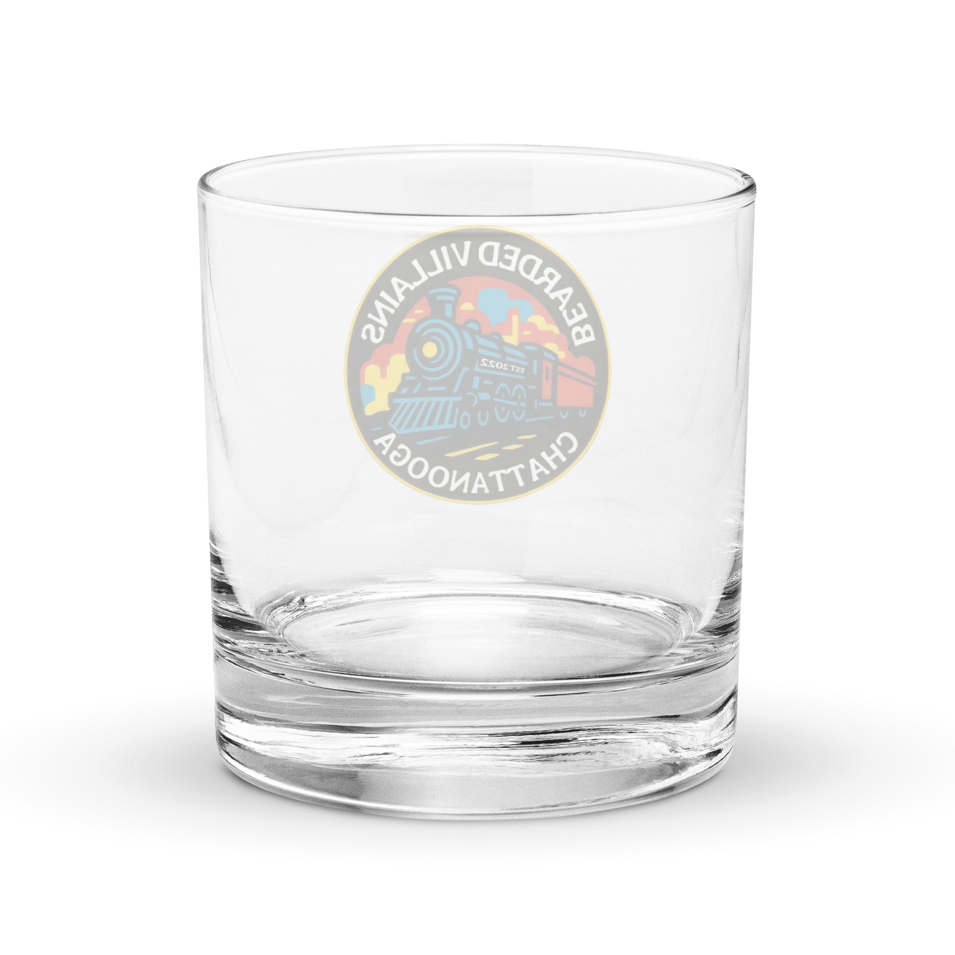Chattanooga Bearded Villains Rocks Glass product image (4)