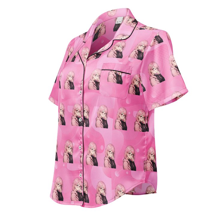 (PINK WAIFU) K Women's Short Sleeve Pajama Top product image (1)