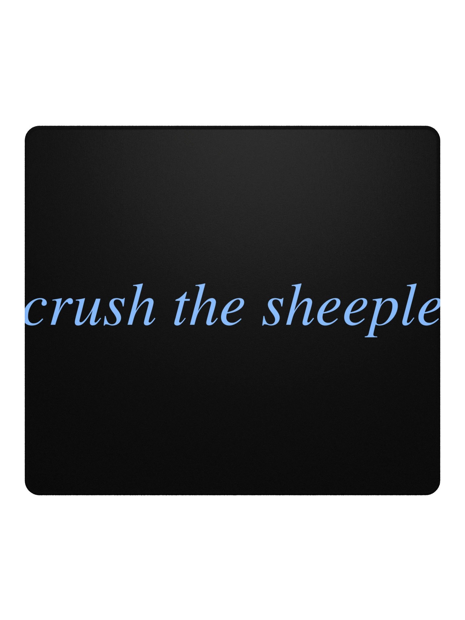 No ShopCo Gaming Mouse Pad - Light Blue on Black product image (2)