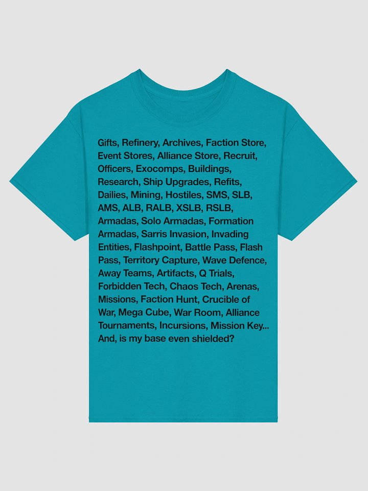 STFC List Shirt Black text product image (1)