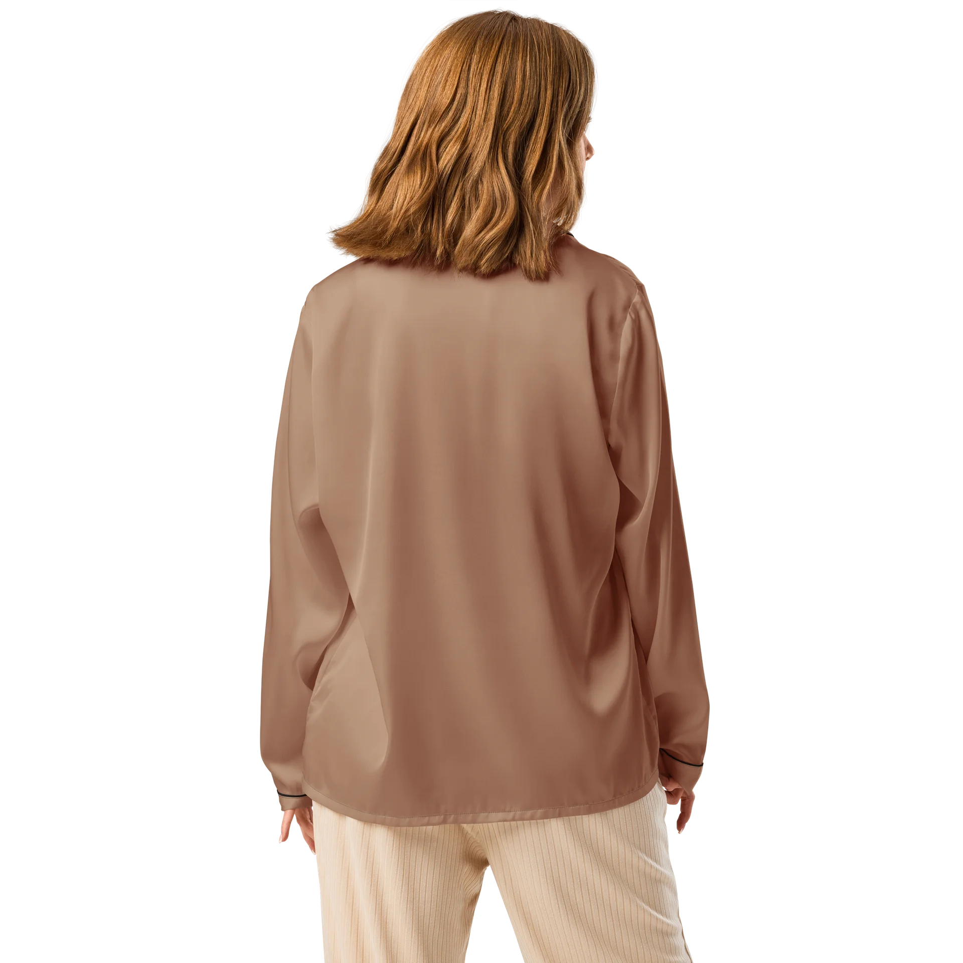Minimal Tan Lounge Pajama Top product image (2)