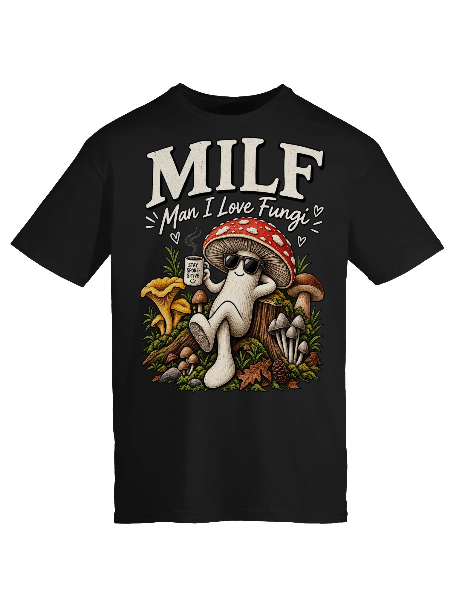 MILF – Man I Love Fungi Funny Mushroom T-Shirt product image (5)