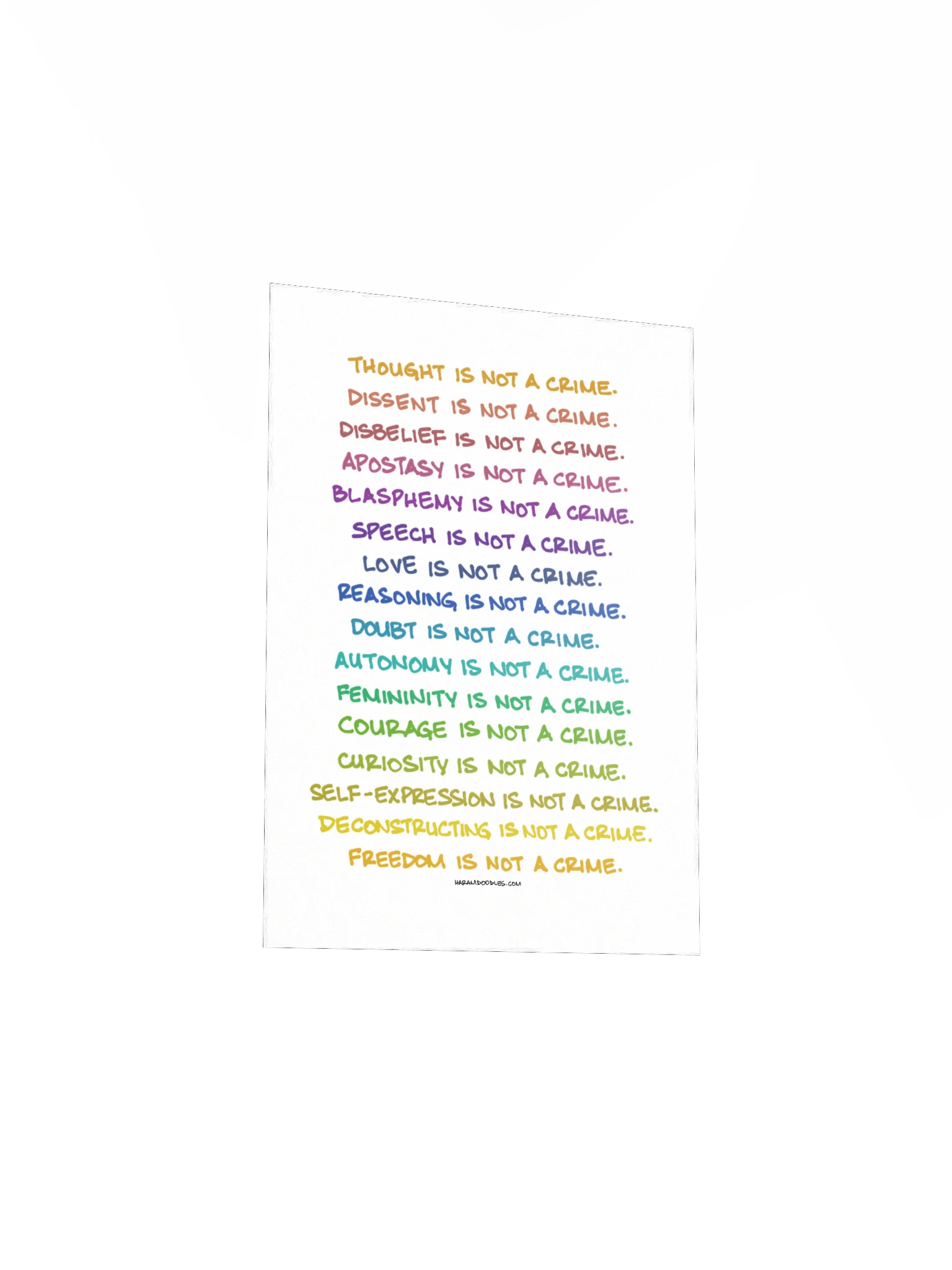 Not a Crime Poster product image (3)