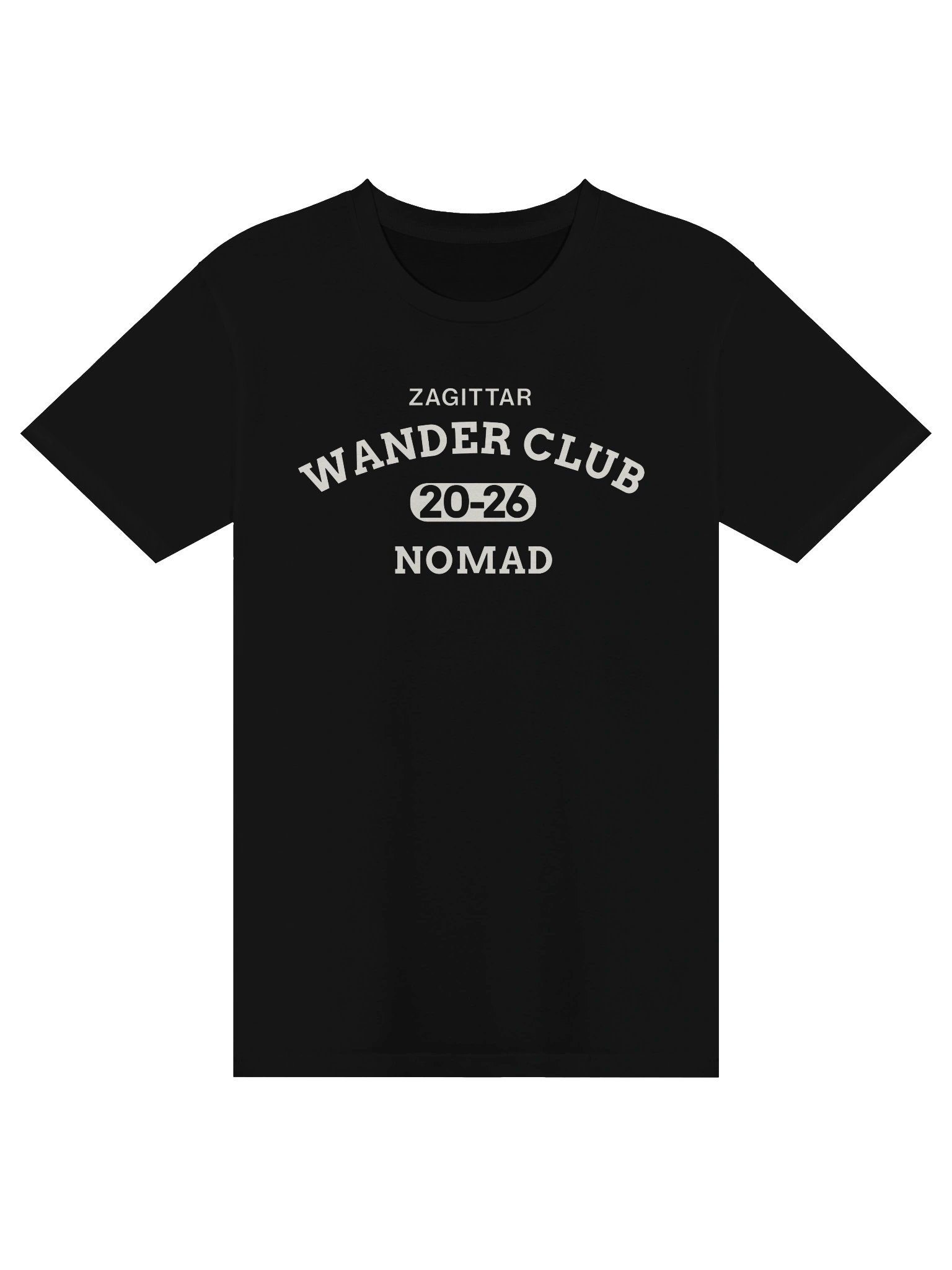 Wander Club Tee · Black product image (1)