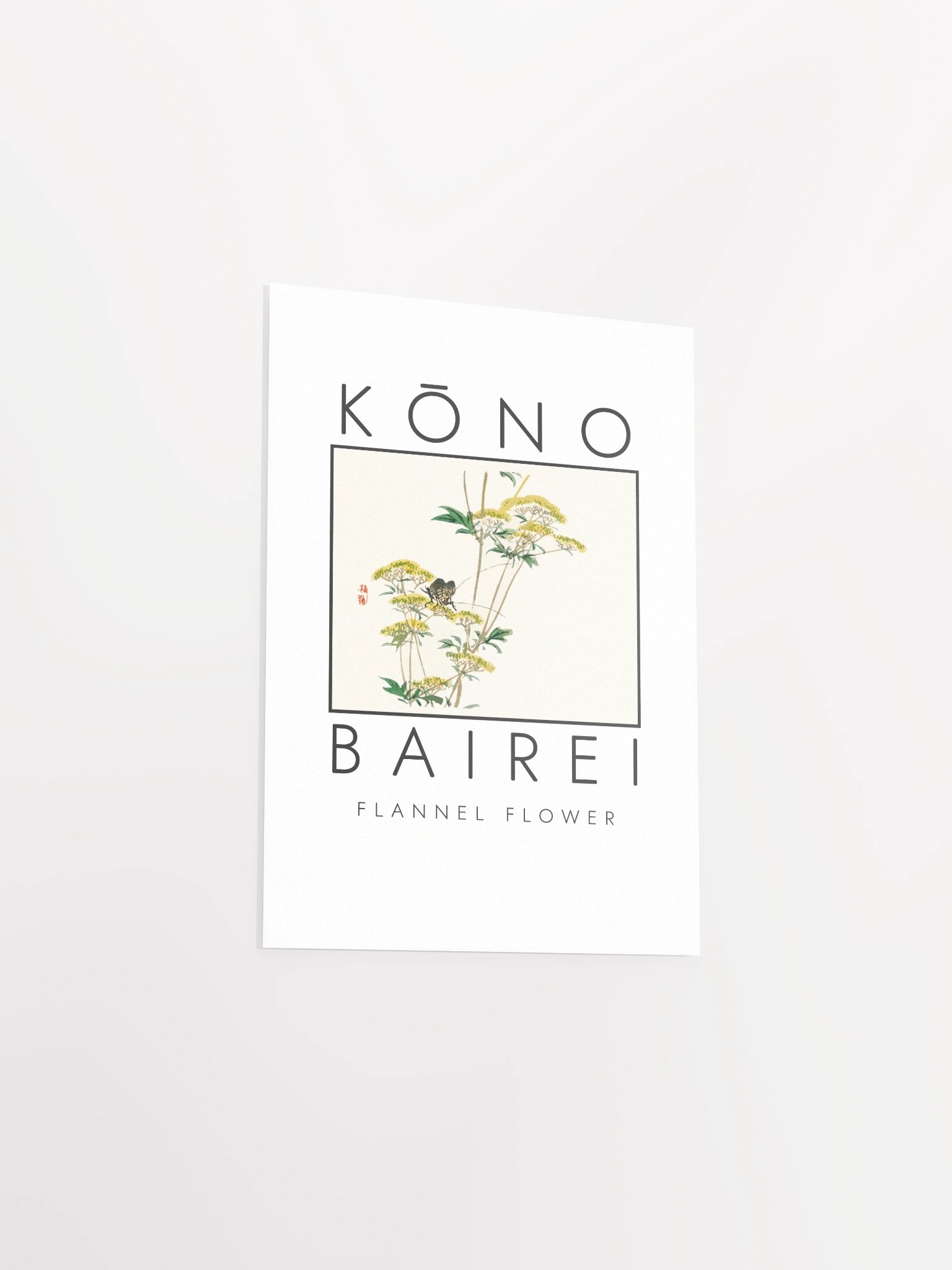 Kono Bairei Flannel Flower Poster product image (20)