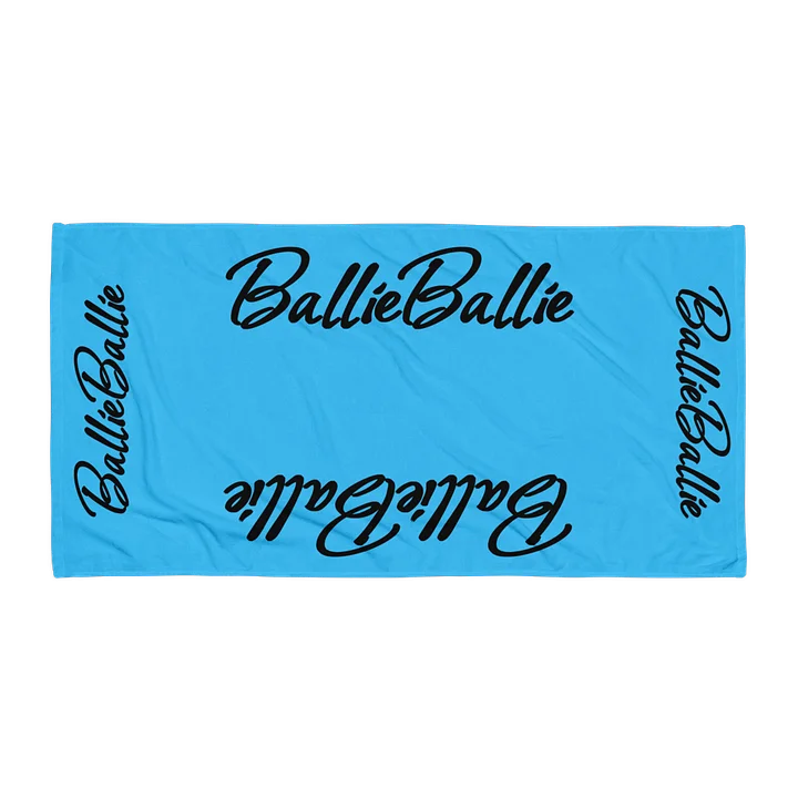 Strandhanddoek Deep Sky Blue product image (2)