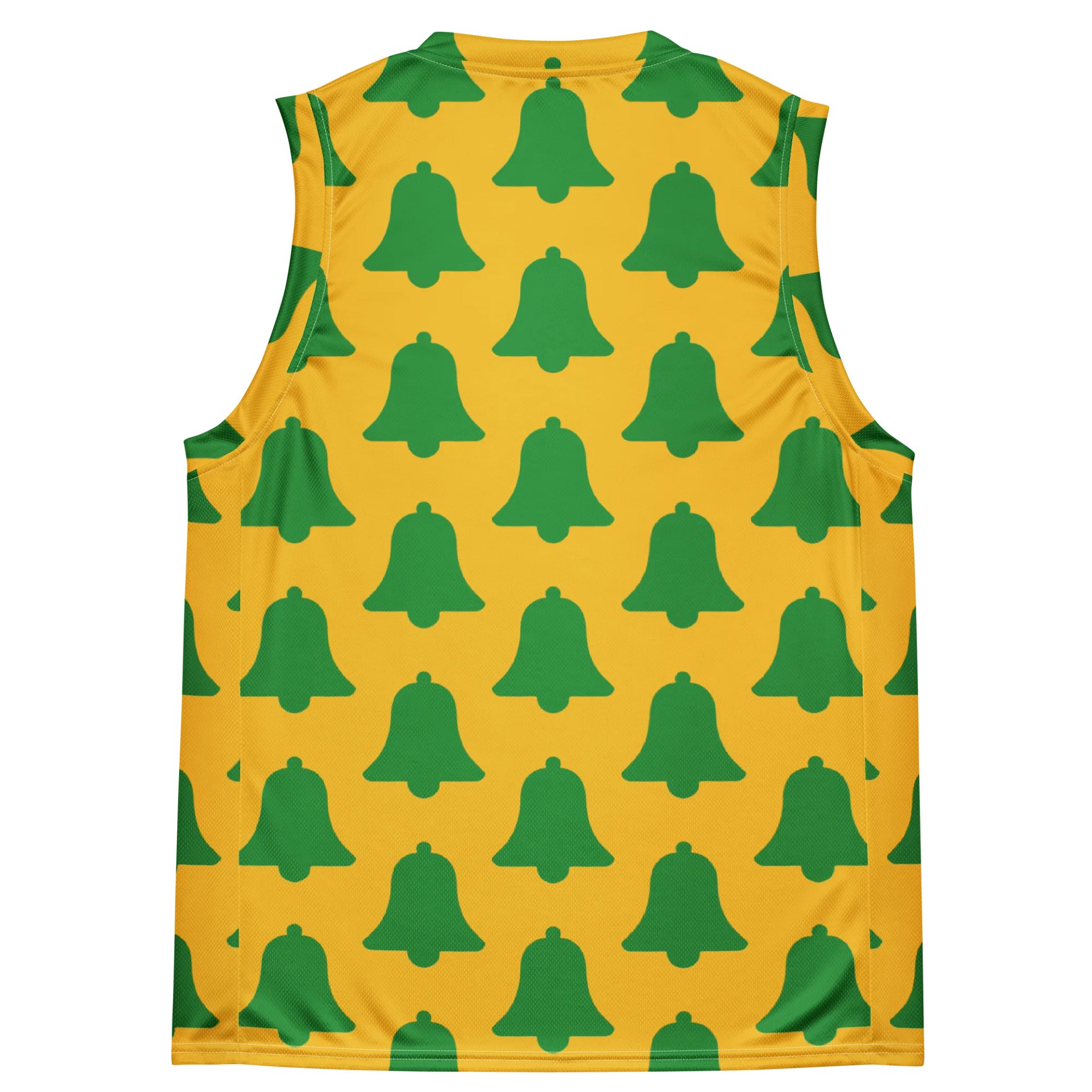 Green Bell Pattern All-Over Basketball Jersey product image (4)