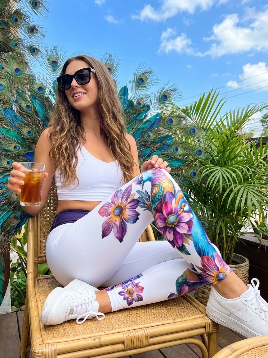 Peacock-Yoga Leggings product image (8)