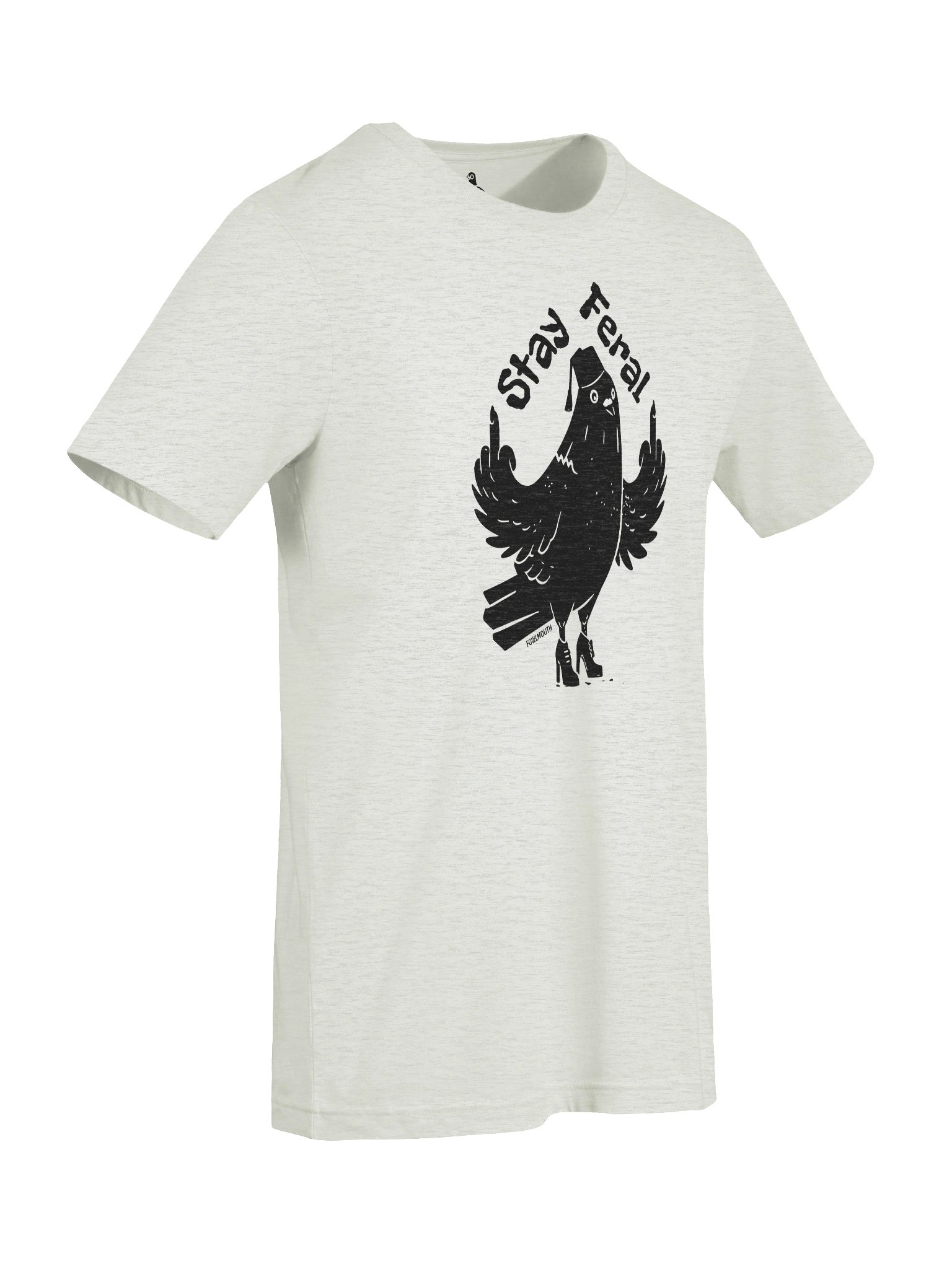 Fowlmouth Stay Feral Pigeon Supersoft T-shirt product image (9)