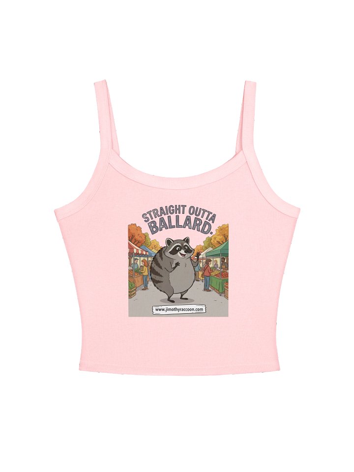 Jimothy the Raccoon Bella+Canvas Women's Micro-Rib Tank Top product image (2)
