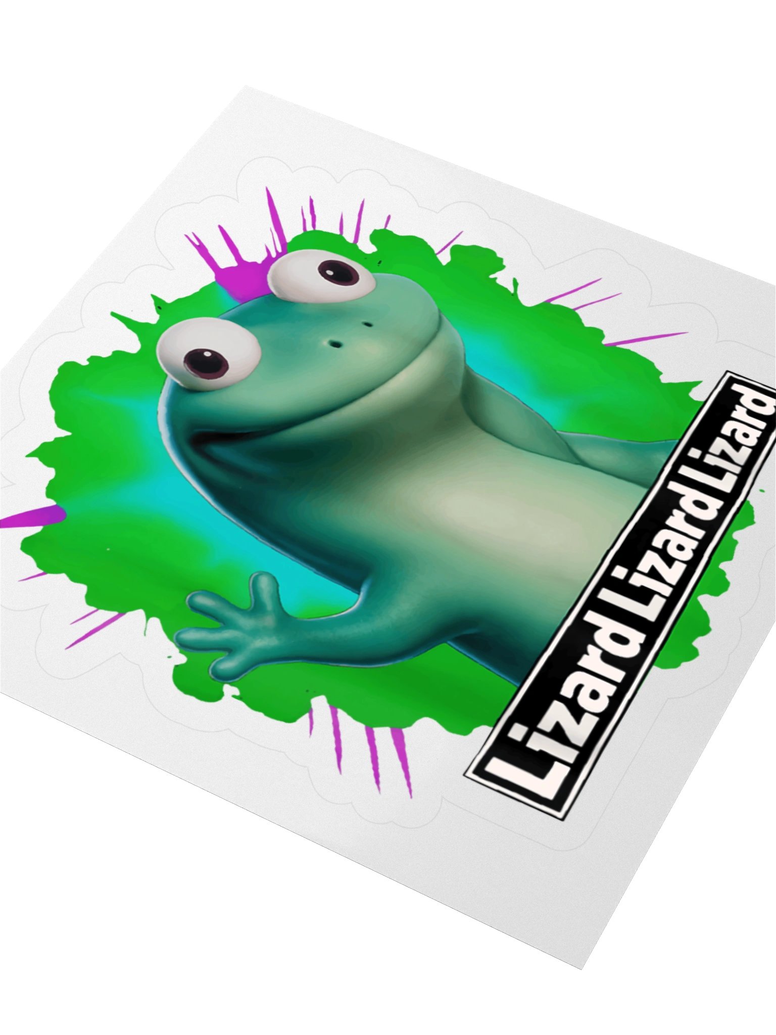 Funny Lizard Lizard Lizard Click Trending Meme Sticker product image (3)
