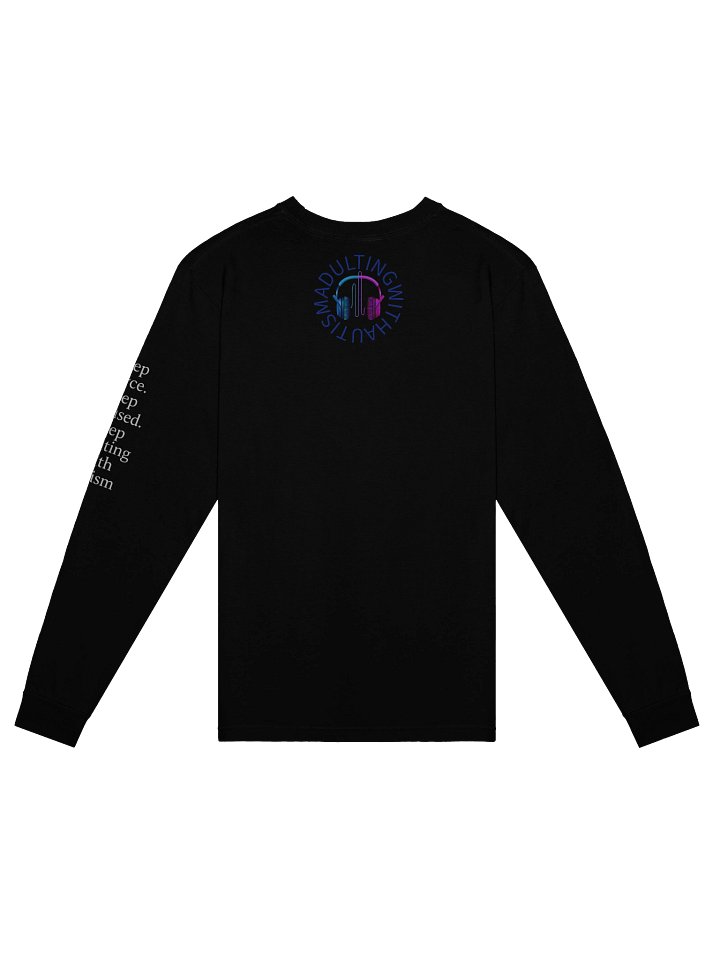Men’s Long Sleeve Tee – “Frequency Over Force product image (2)