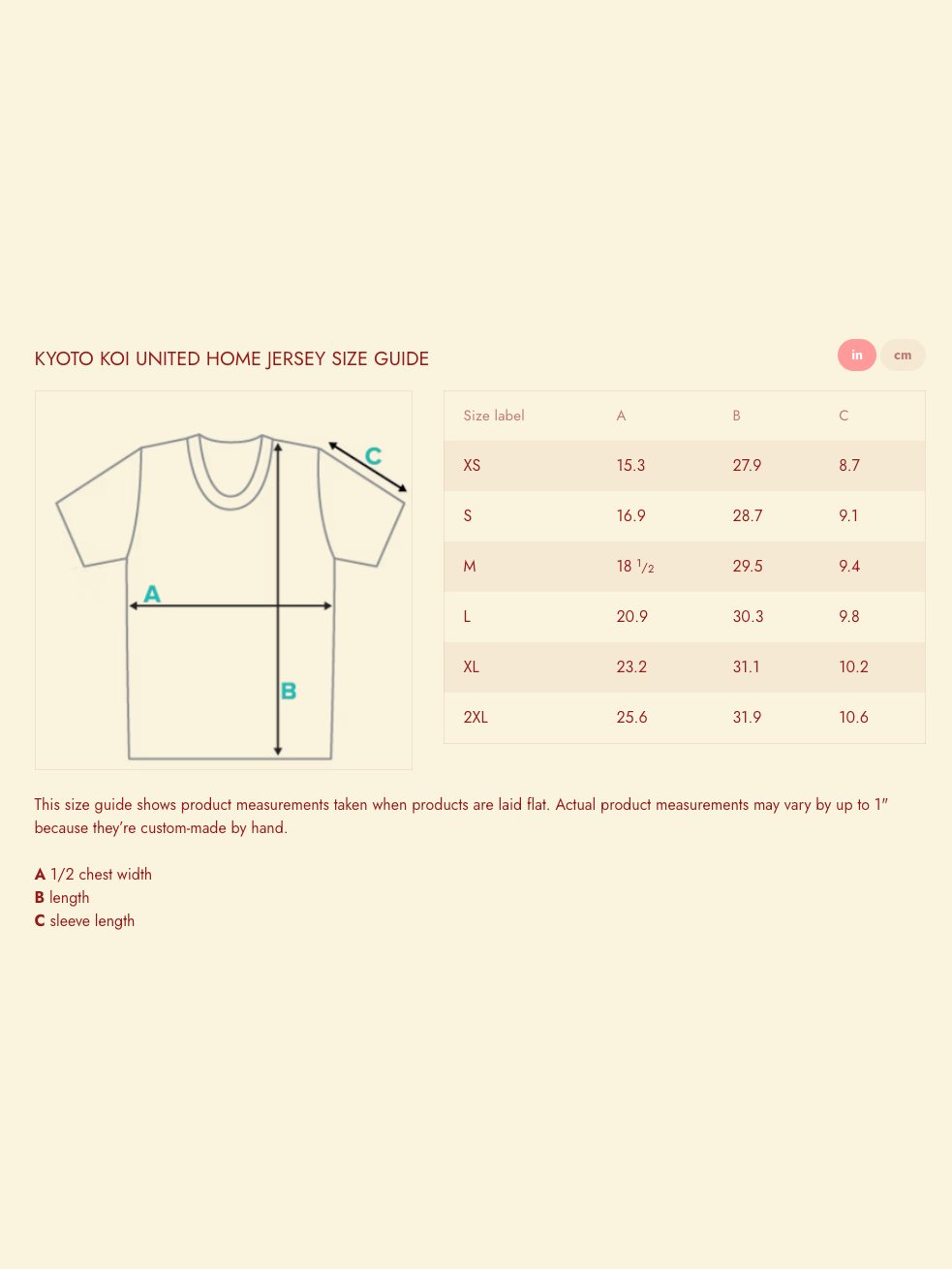 KYOTO KOI UNITED Away Jersey Tee product image (6)