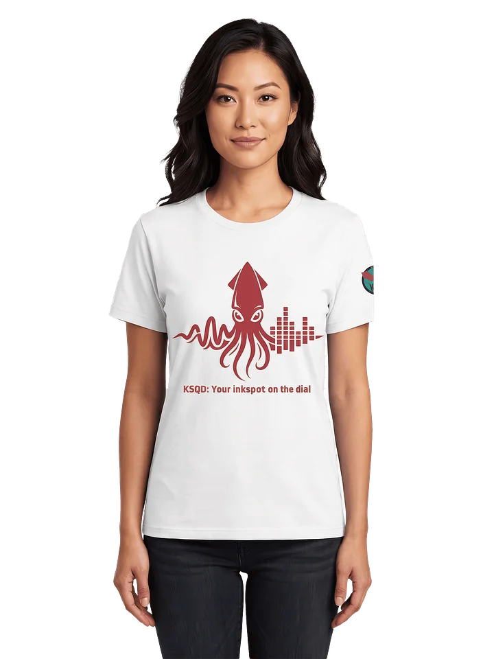 KSQD “Inkspot on the Dial” Women’s Tee (Red Squid) product image (1)