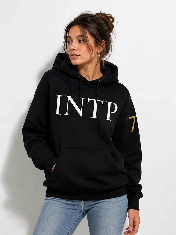 INTP Women’s Stencil Hoodie – The Thinker | 77Scenarios product image (2)