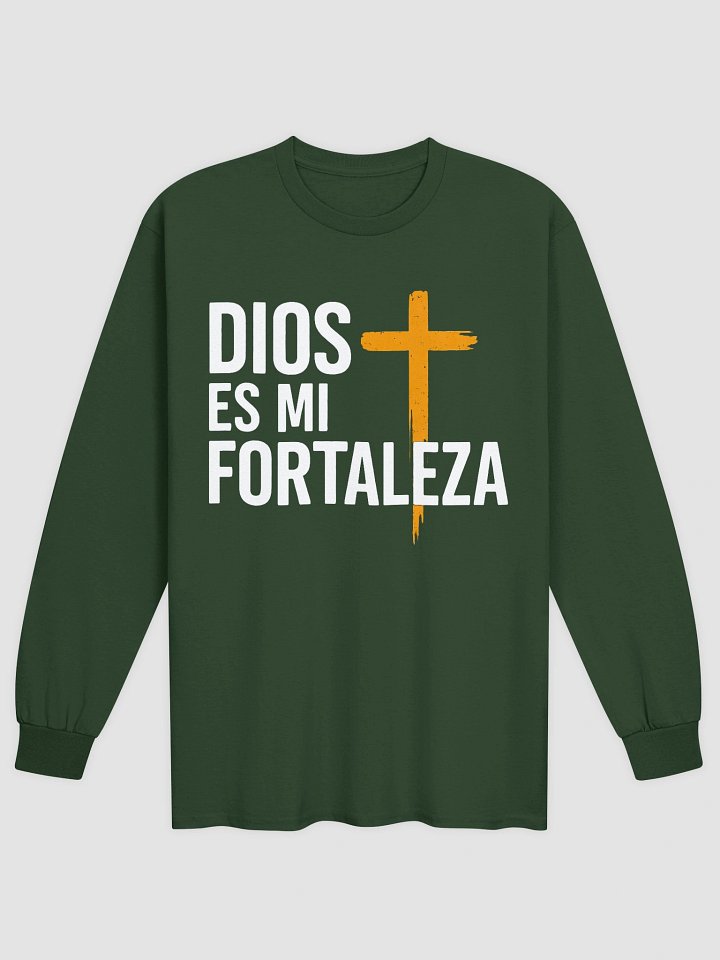Camiseta Unisex Manga Larga | Dios es mi fortaleza product image (1)