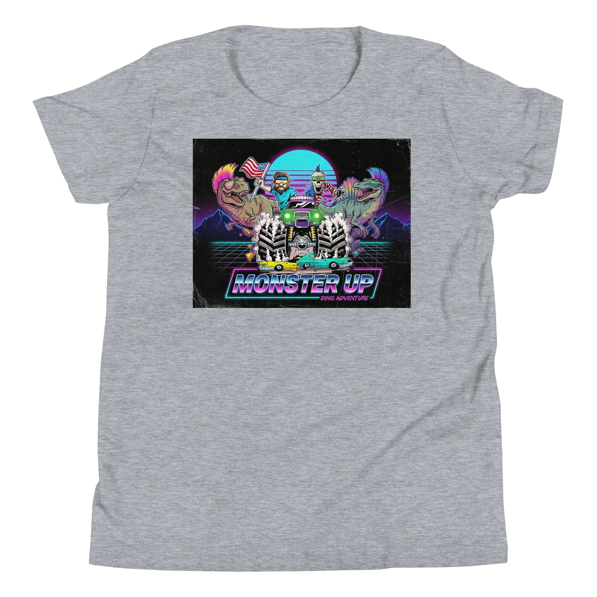 Bella+Canvas Youth Short Sleeve T-Shirt : DINO ADVENTURE product image (42)