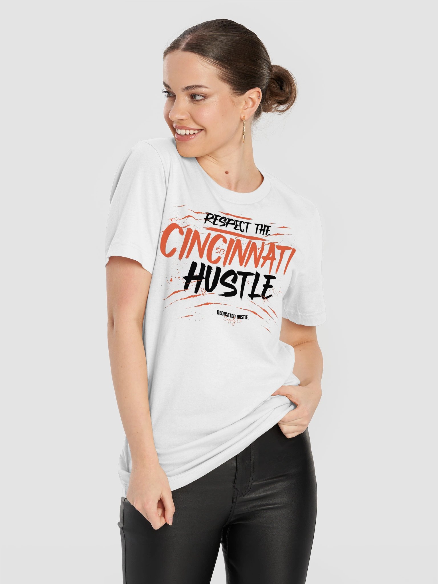 Respect The Cincinnati Hustle - Street Edition Tee | Light Colorways product image (23)