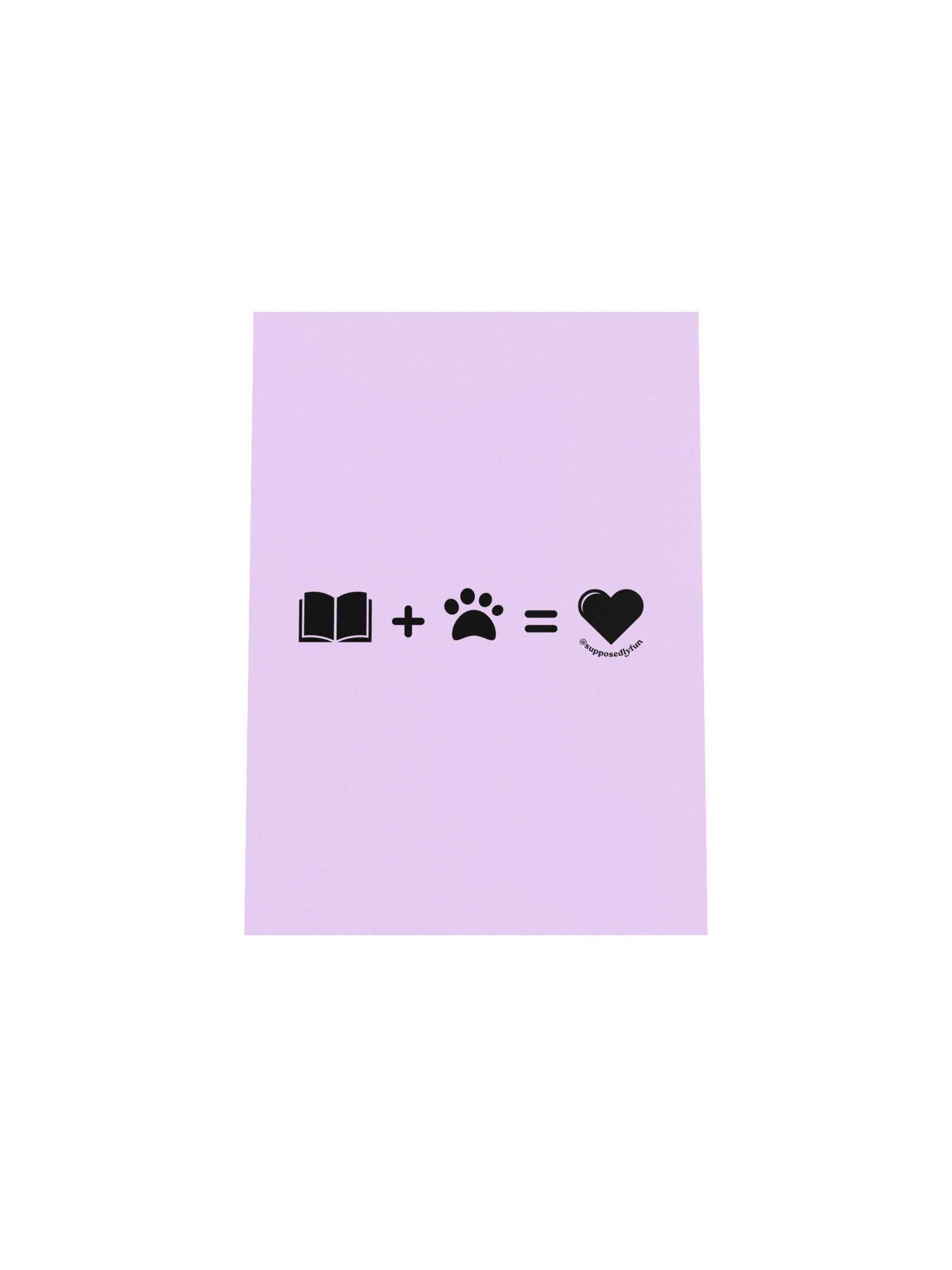 Books + Paws = Love Poster product image (4)