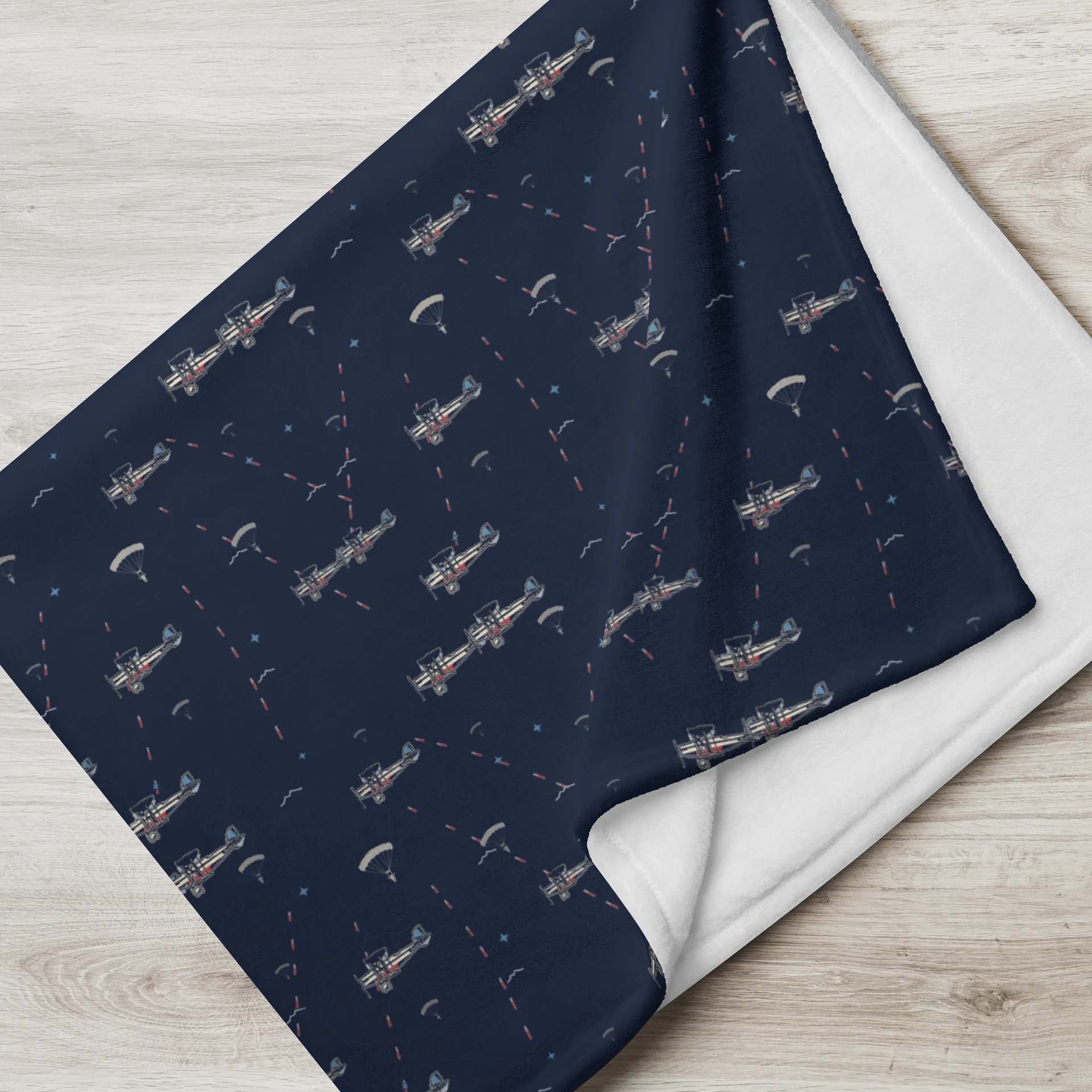 Orbit Fair Biplane Room Throw Blanket product image (7)