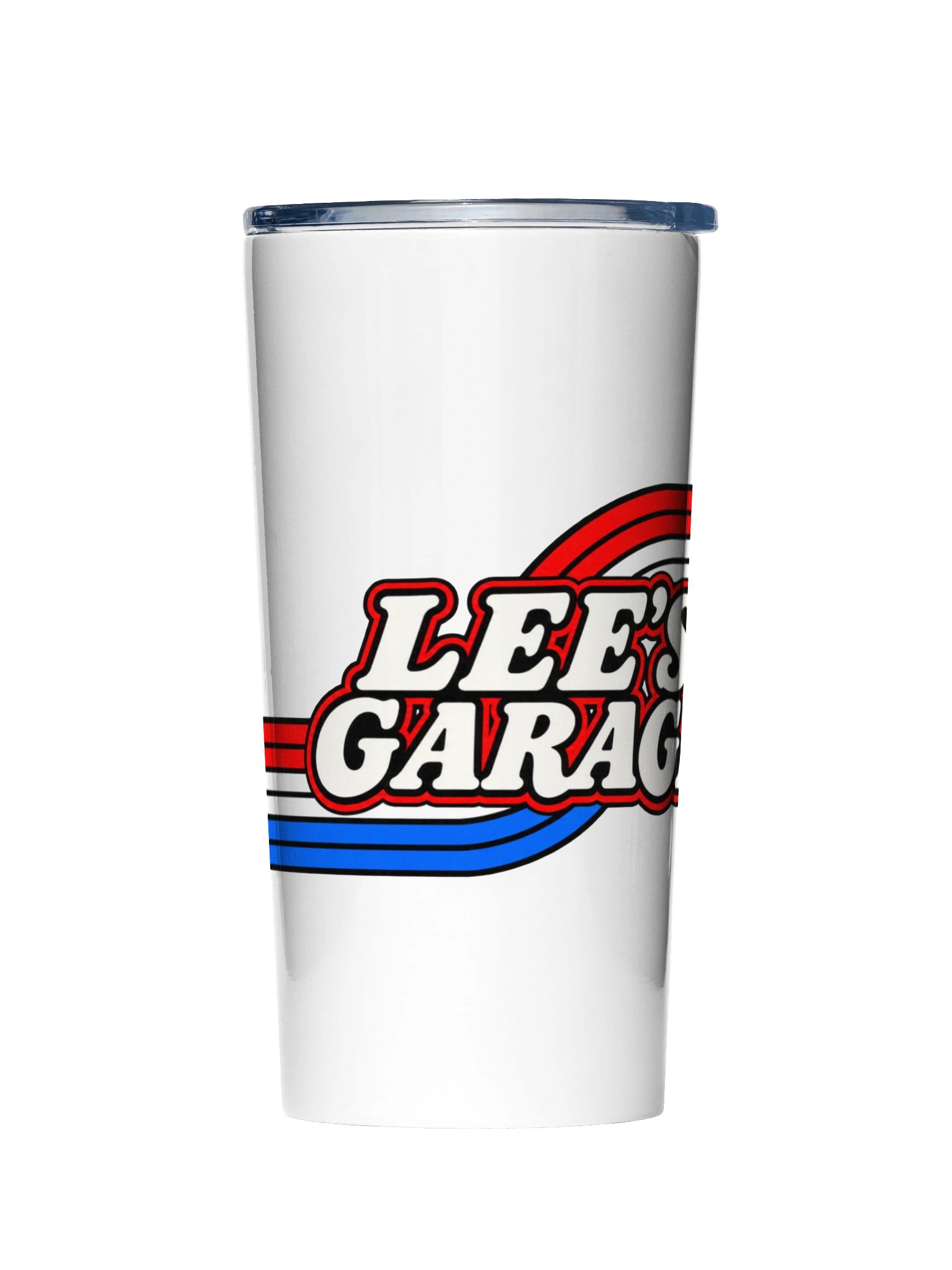 Lee’s Garage Retro Stripes Tumbler product image (1)