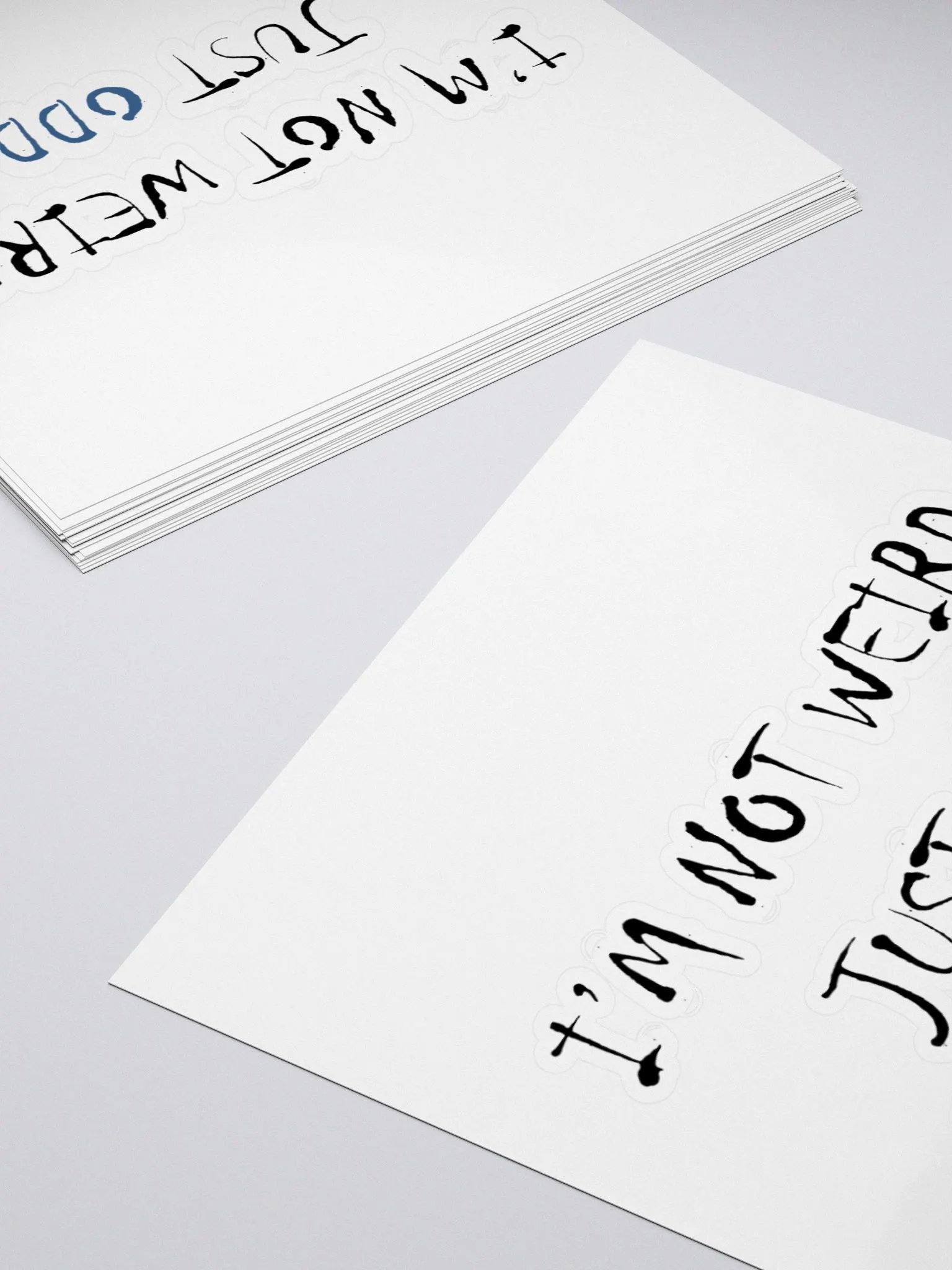 Not Weird Just Odd Sticker product image (15)
