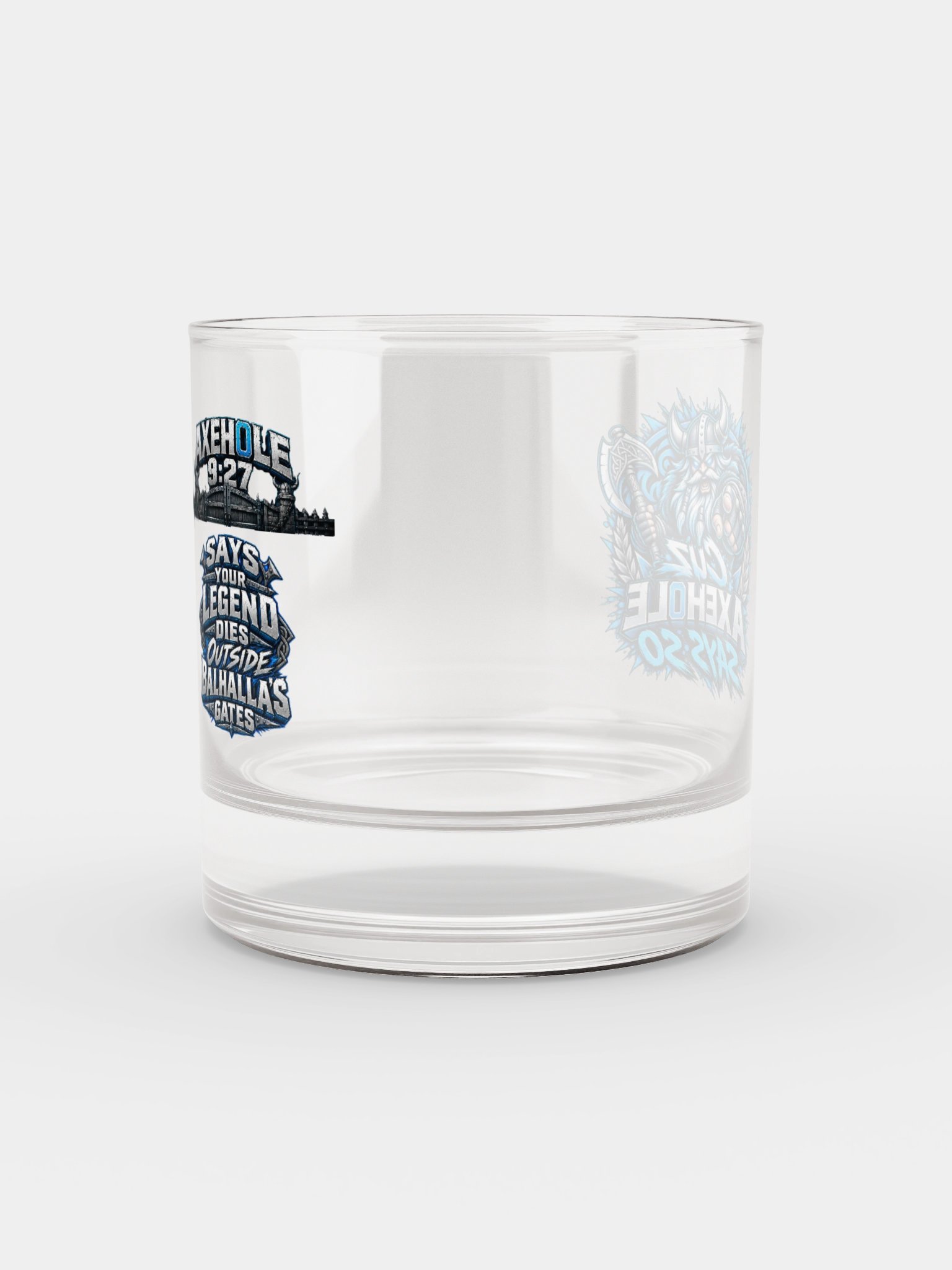 Cuz Axeh0le Says So Rocks Glass product image (4)