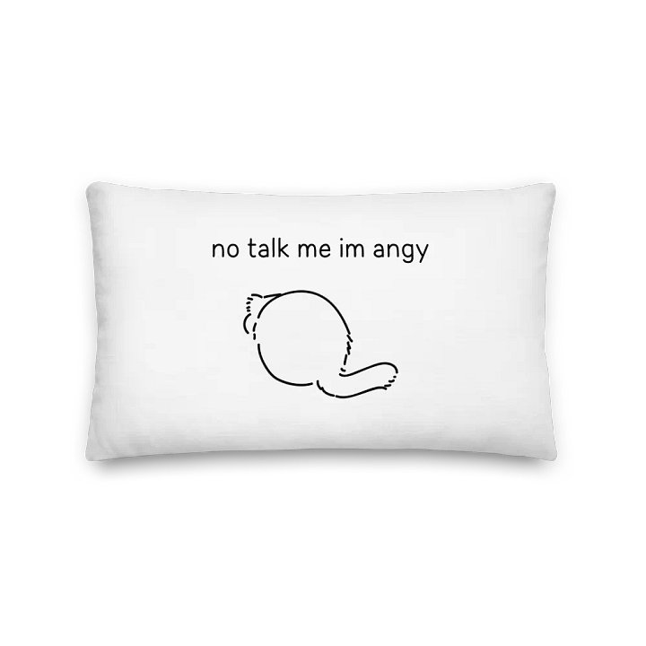 No Talk Manul Angy - Pillow product image (2)