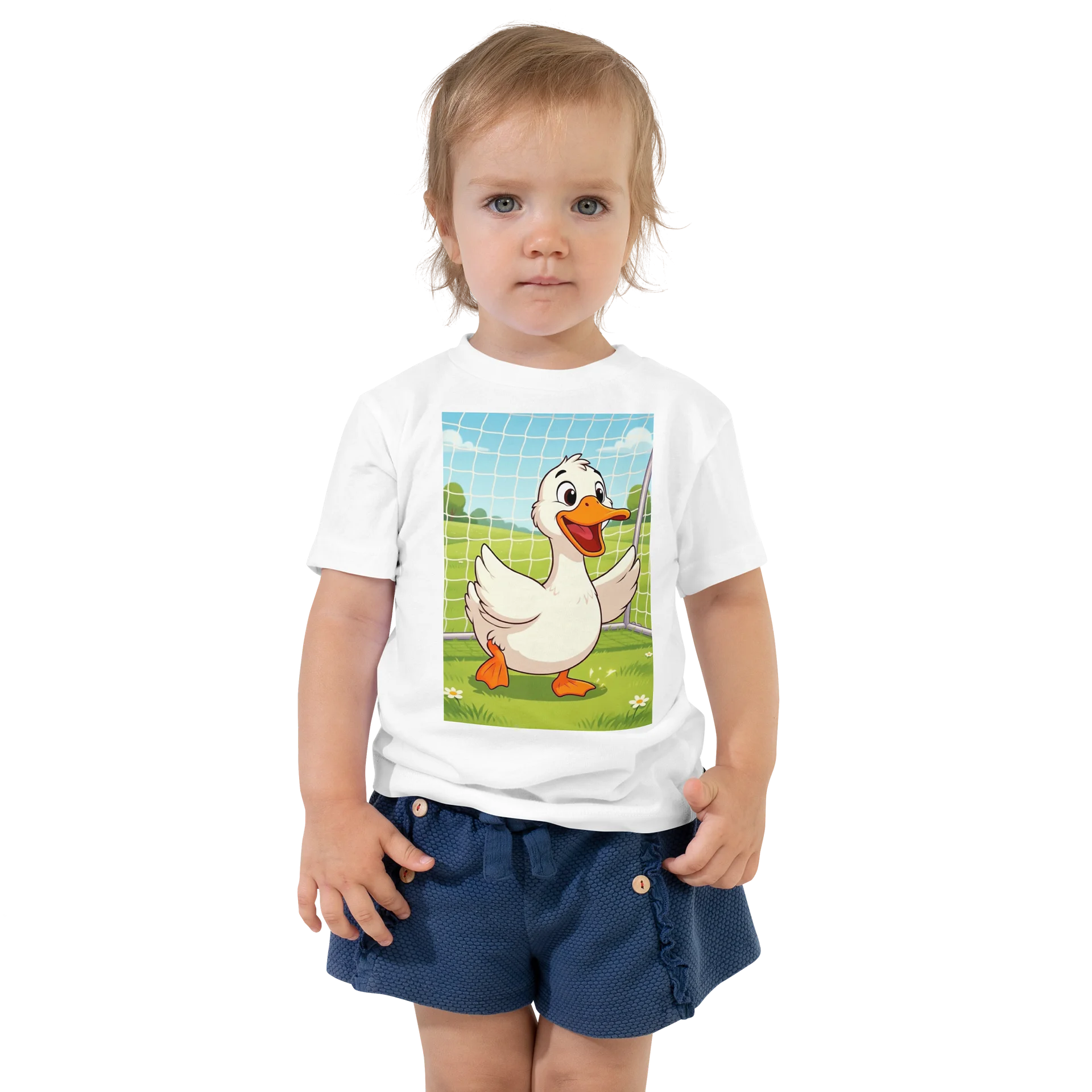 Happy Duck Soccer Toddler Tee product image (1)