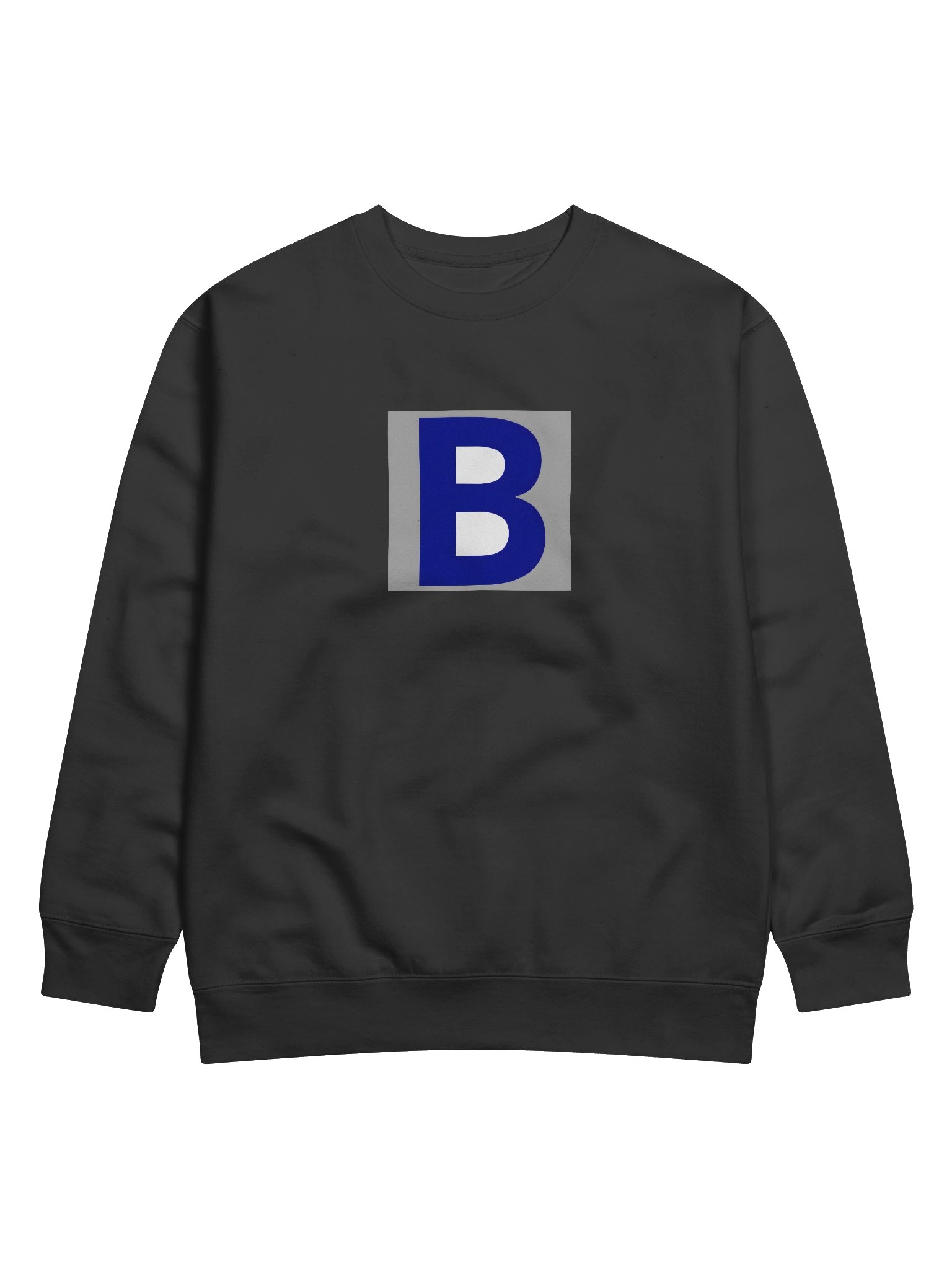 Bold Blue Letter 'B' Premium Sweatshirt product image (3)