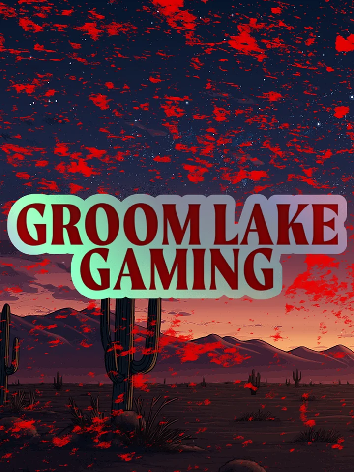 Groom Lake Gaming Holographic Sticker product image (1)