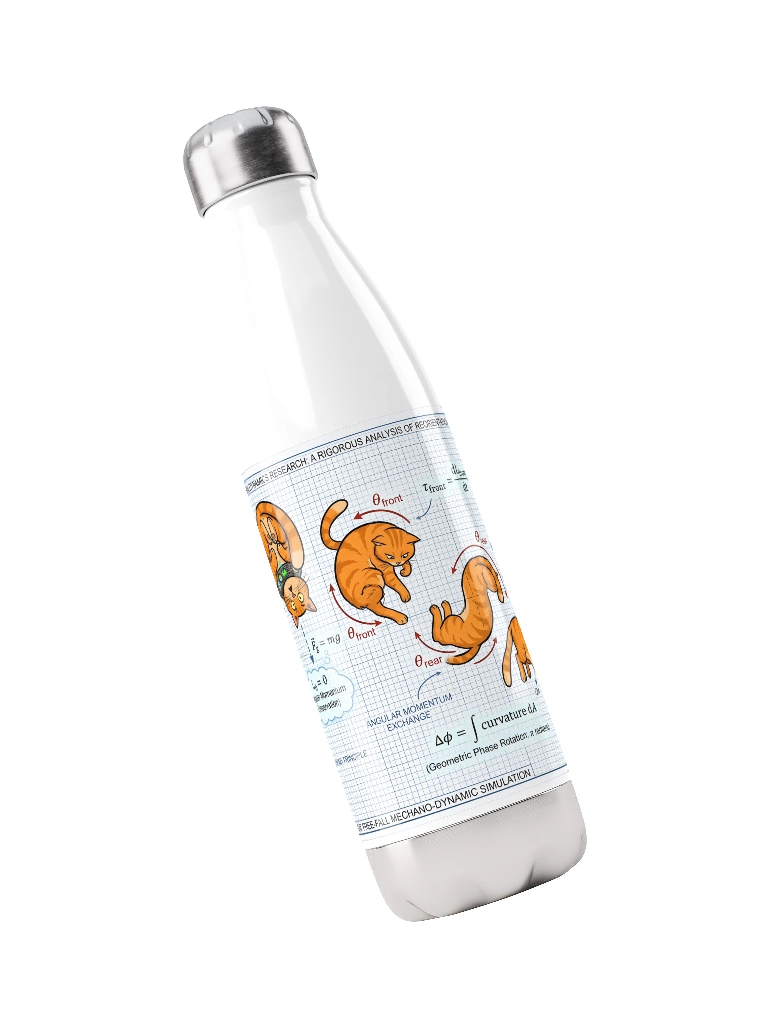Cat Aerial Dynamics Water Bottle product image (3)