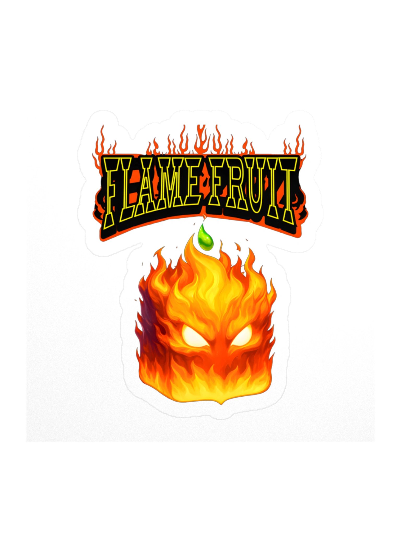 Flame Fruit Sticker 3x3" Blox Fruits Gamer Gift For Kids product image (1)
