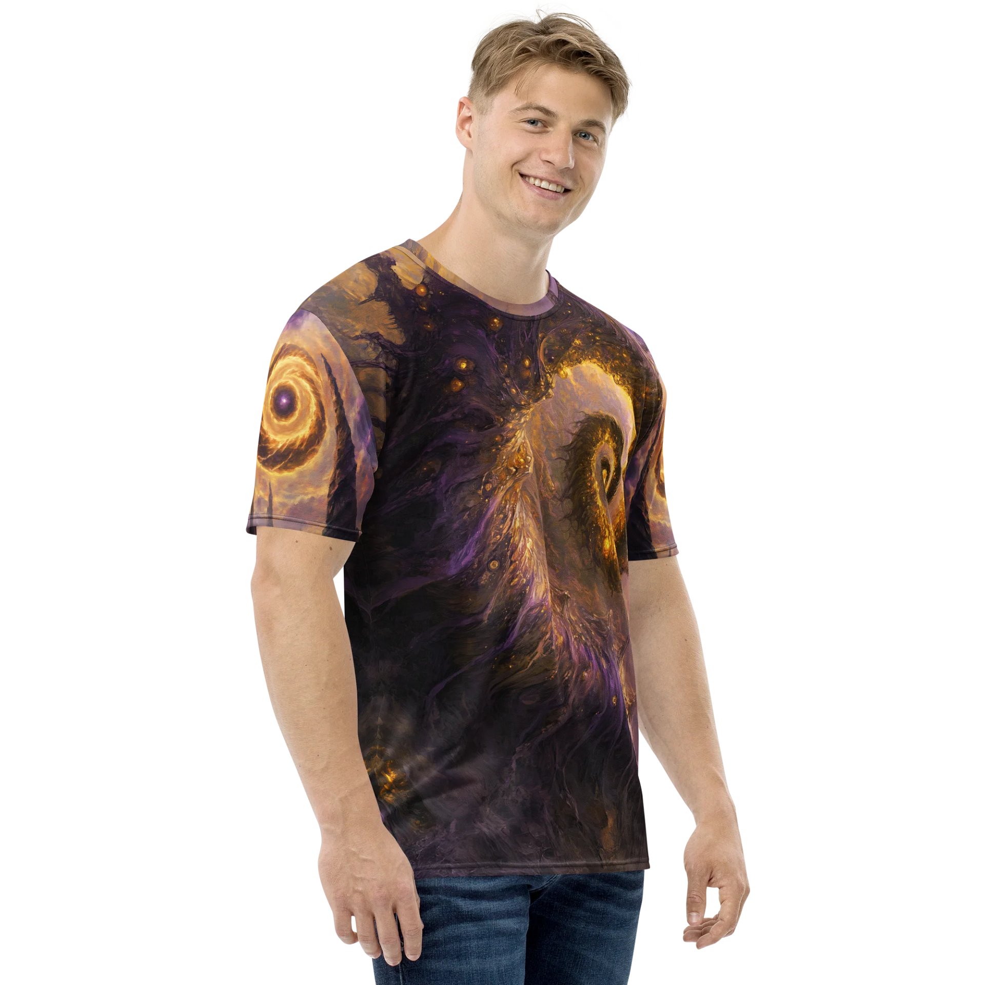 Galactic Vortex – All-Over Print Tee product image (4)