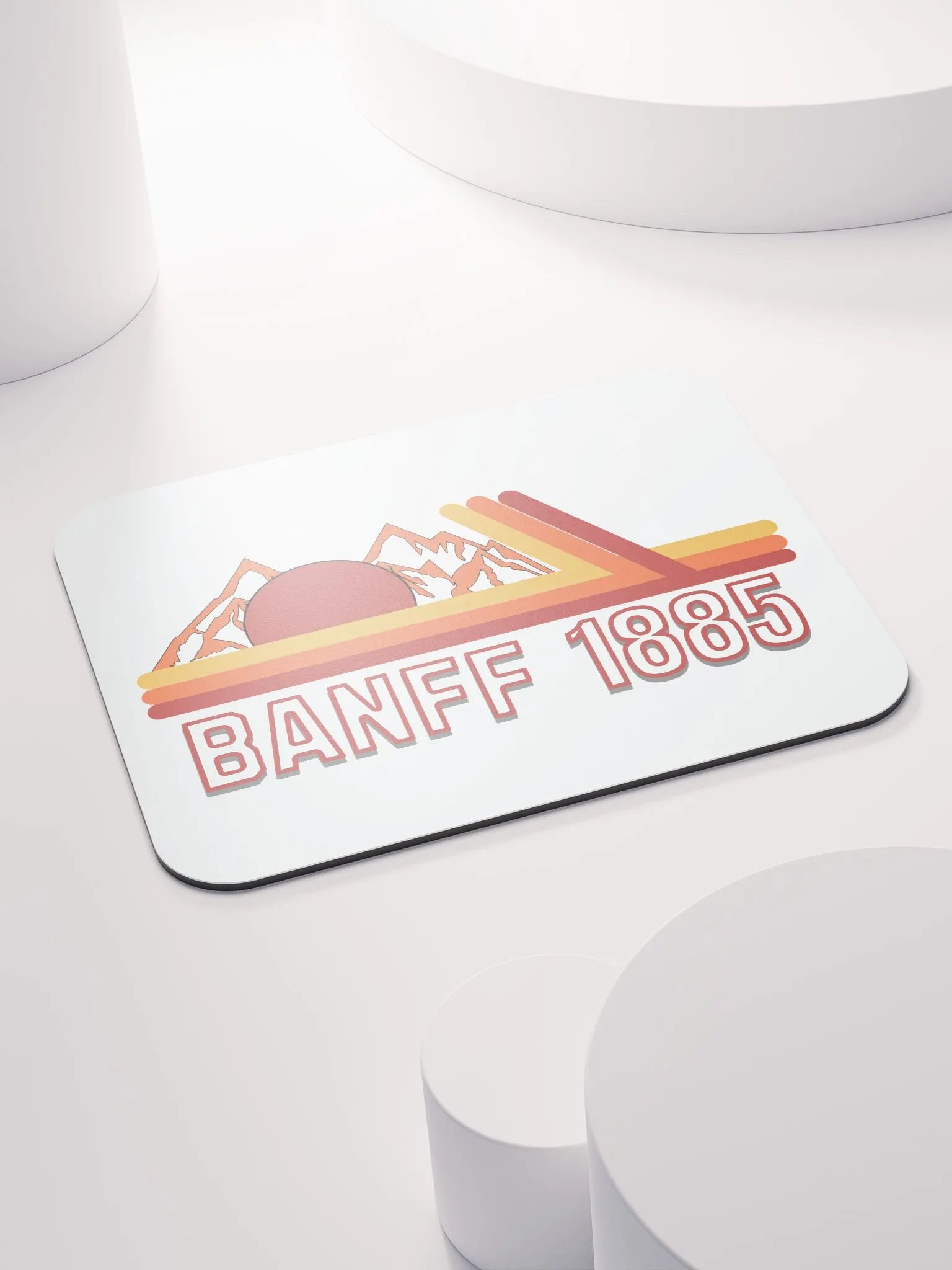 Banff 1885 Mountain Sunset Mouse Pad product image (4)