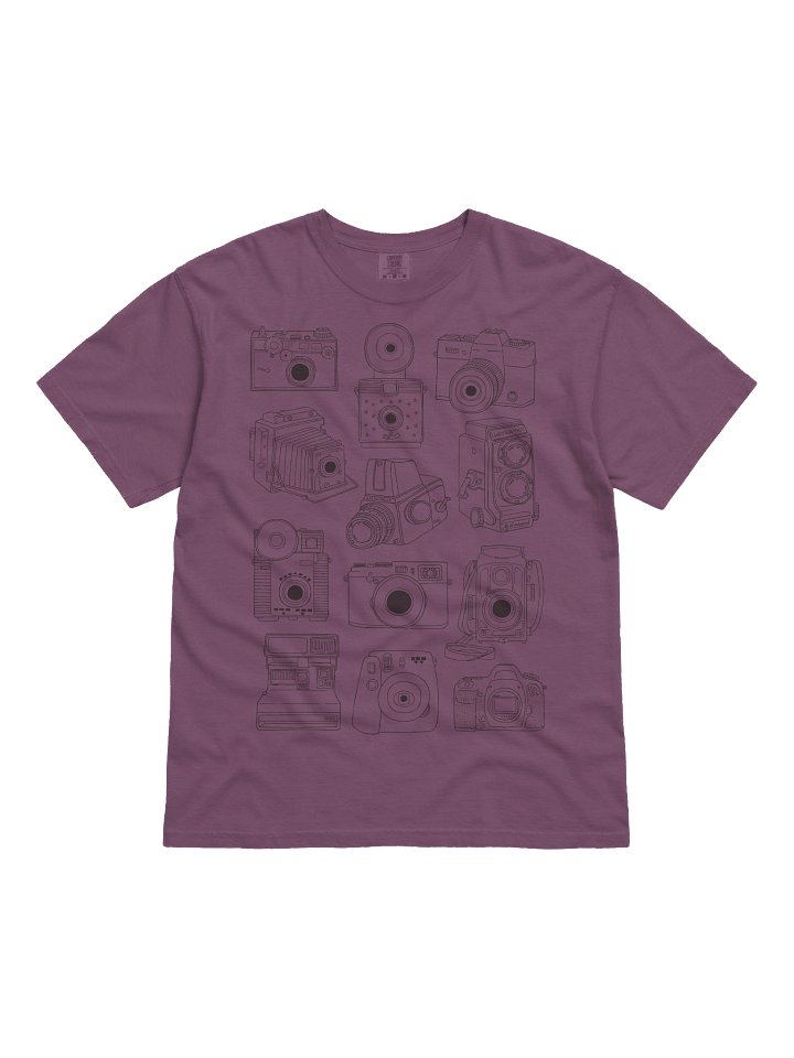 Dark Academia Vintage Cameras Shirt – Retro Film Photography Graphic Tee product image (5)