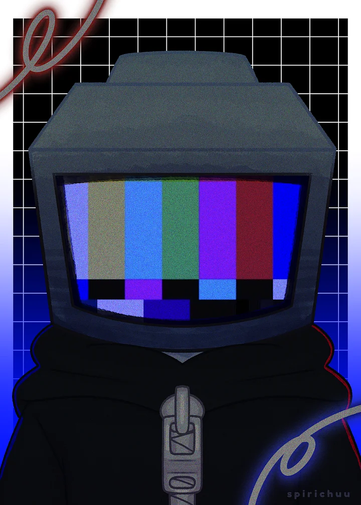 TV Glitch Postcard product image (1)