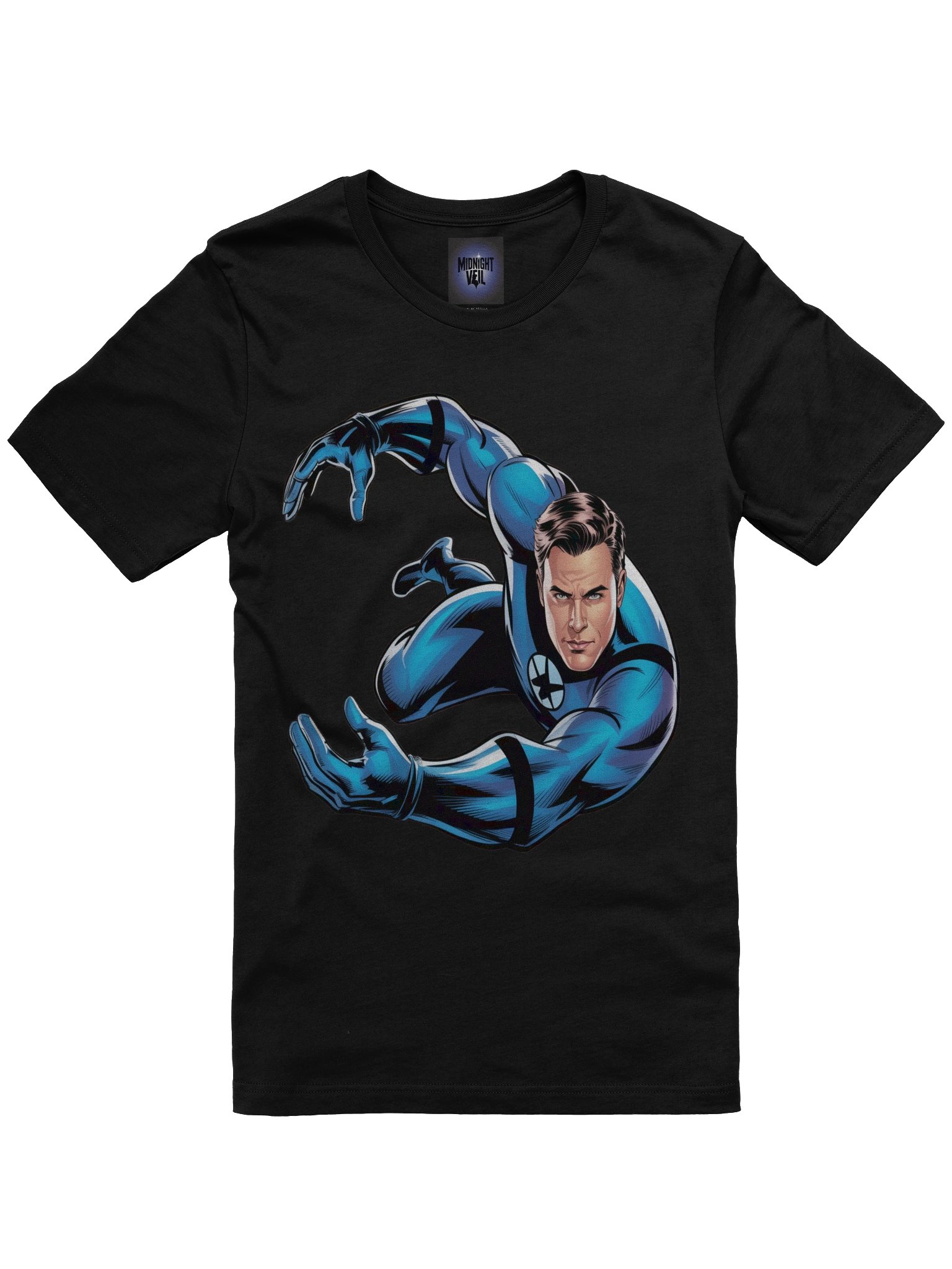 Mister Fantastic Lithe Limb Supersoft T-Shirt – Azure Stretch Sentinel product image (3)