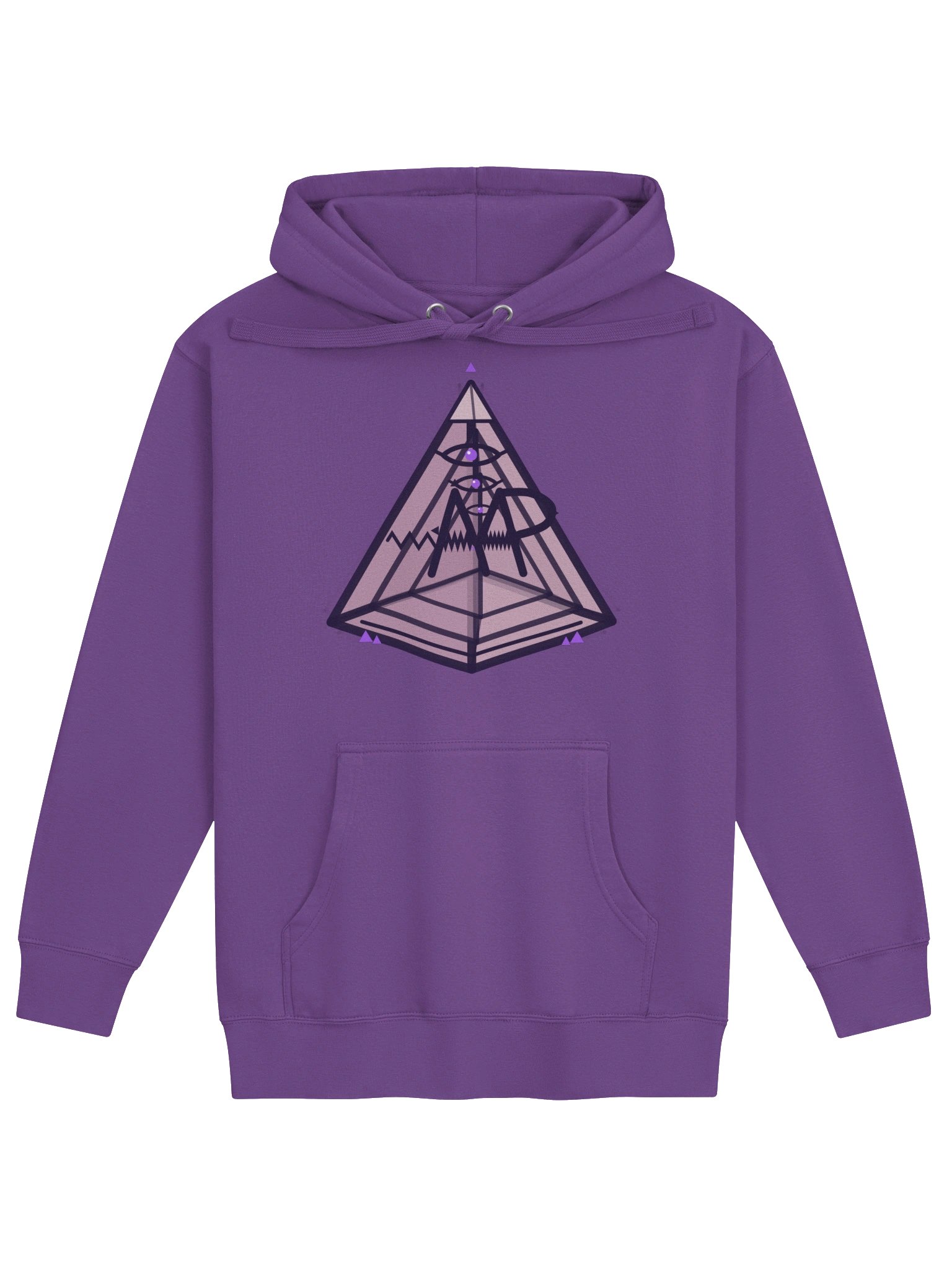 Mt. AMP 6D Pyramid Hoodie — Purple product image (1)