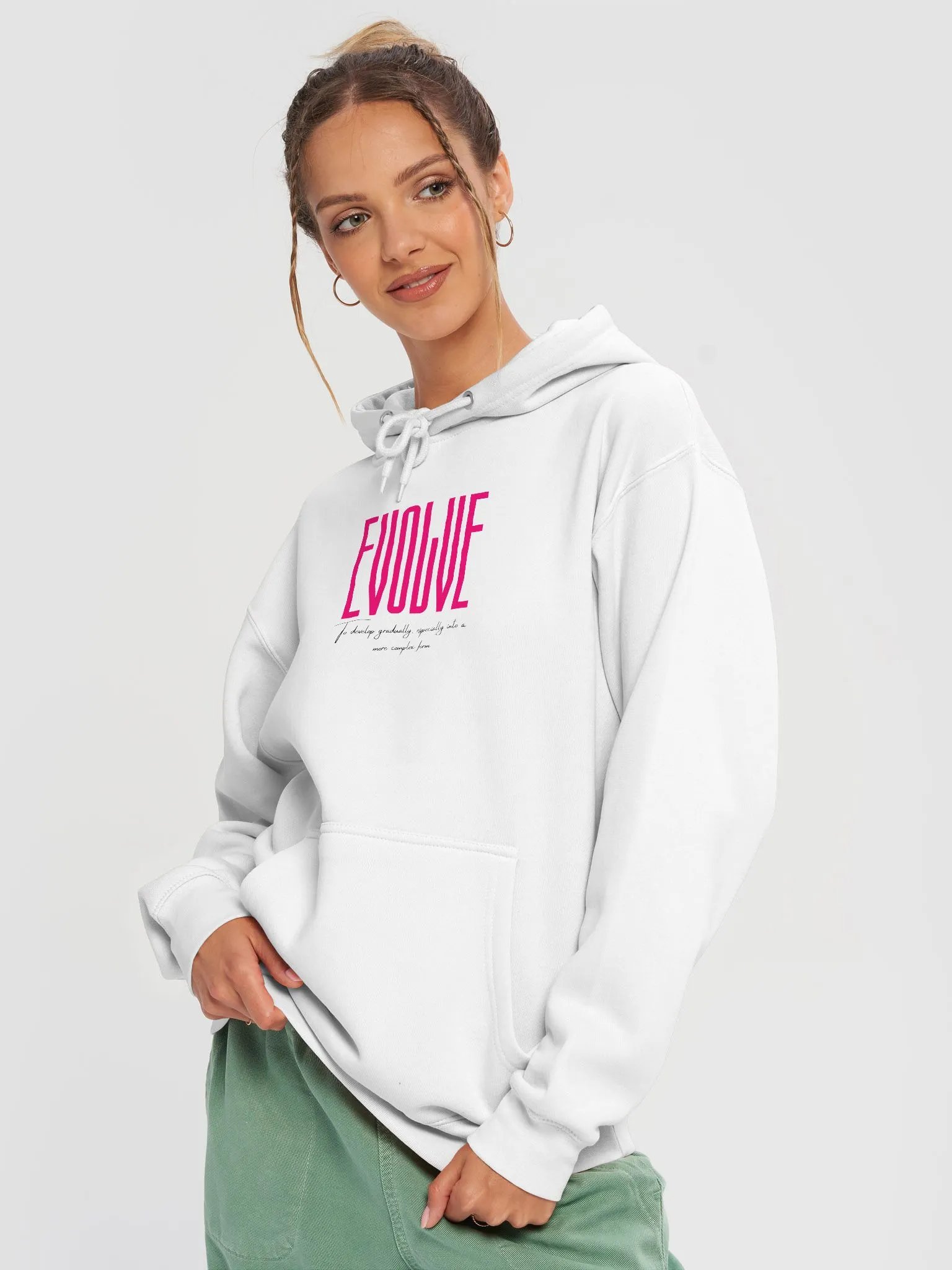 EVOLVE Bold Pink Hoodie product image (3)