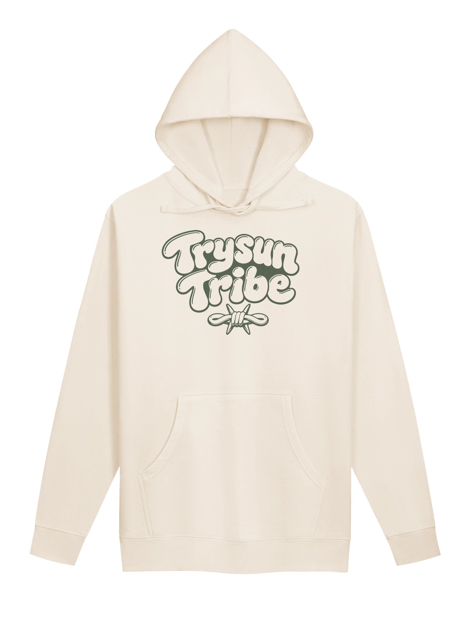Trysun Tribe Bubble Hoodie Bone and Olives product image (1)