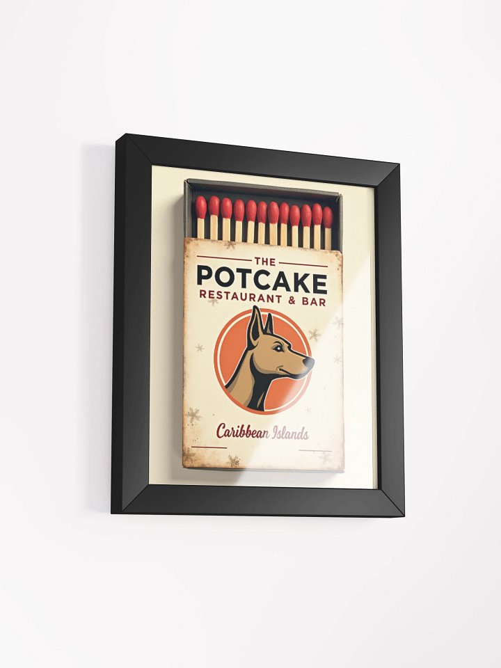 Potcake Matchbox Framed Print product image (9)