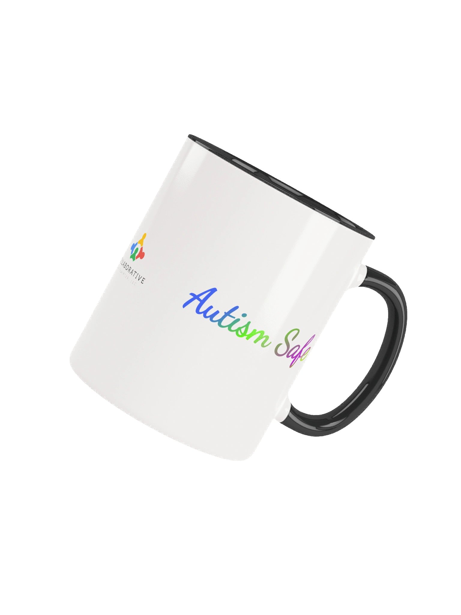 Autism Safe Rainbow Heart Ceramic Mug product image (51)