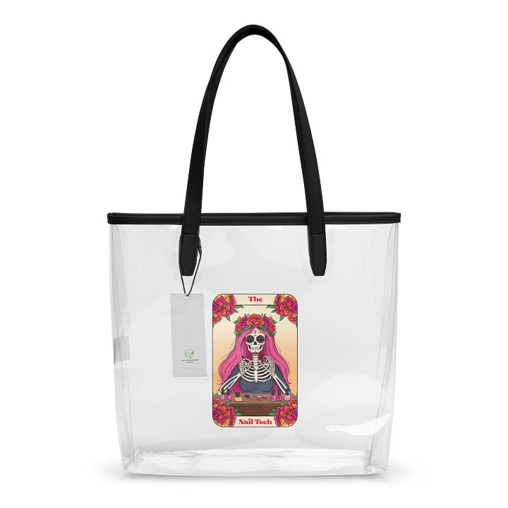 Floral Skeleton Nail Tech Tote Bag product image (2)