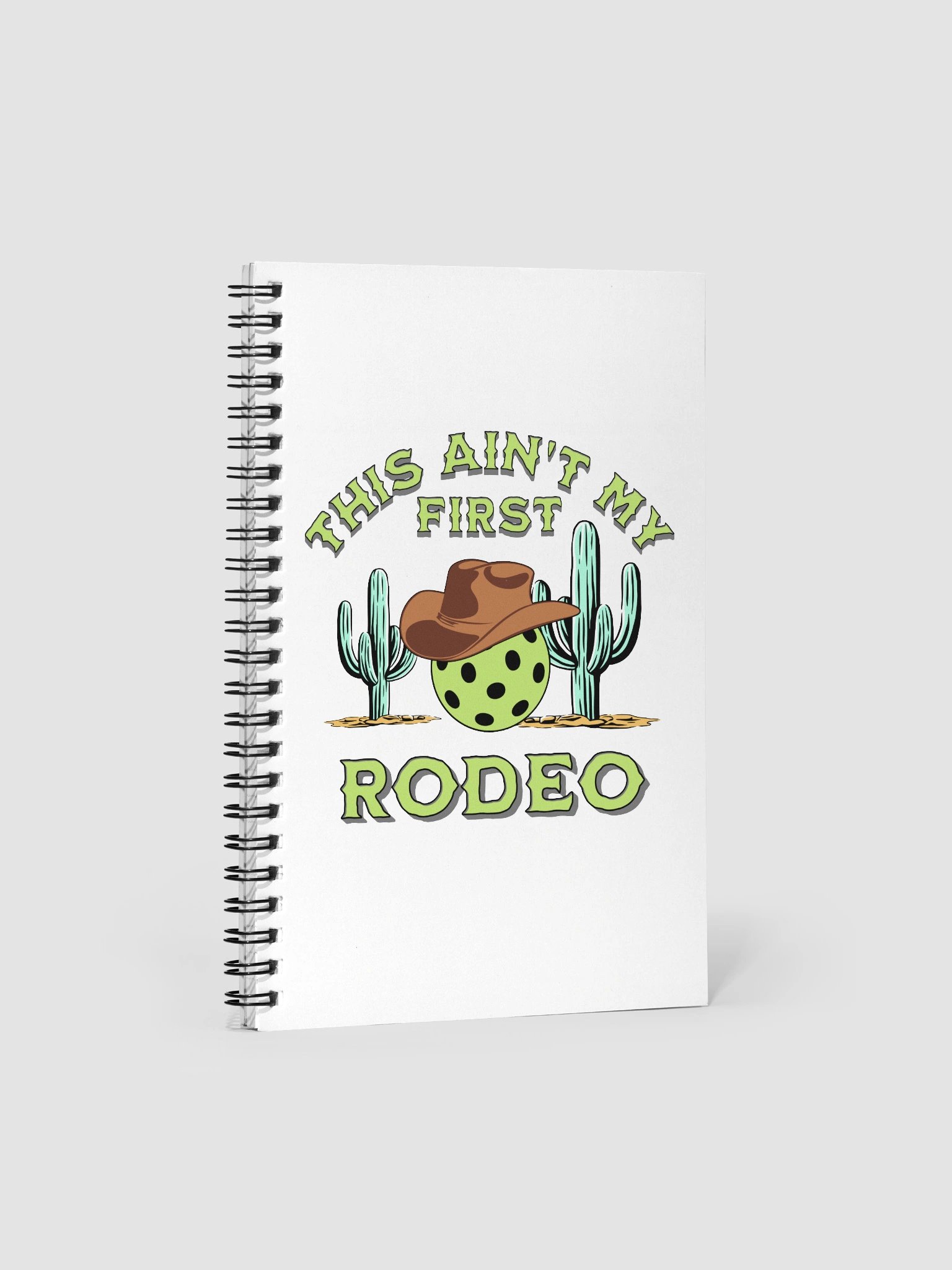This Aint My First Rodeo Pickleball Spiral Notebook product image (2)