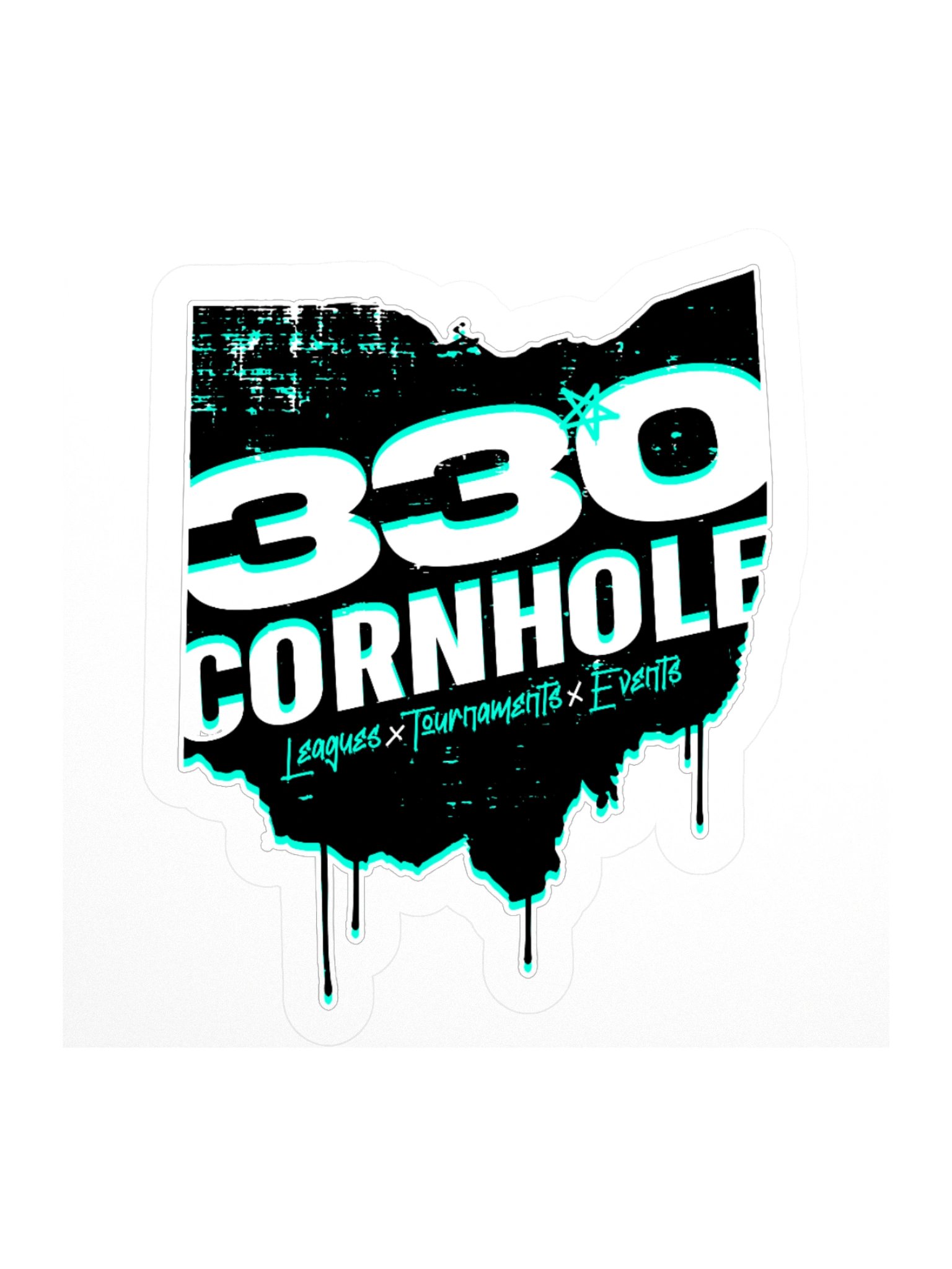 330 Cornhole Grunge Sticker Collection product image (4)