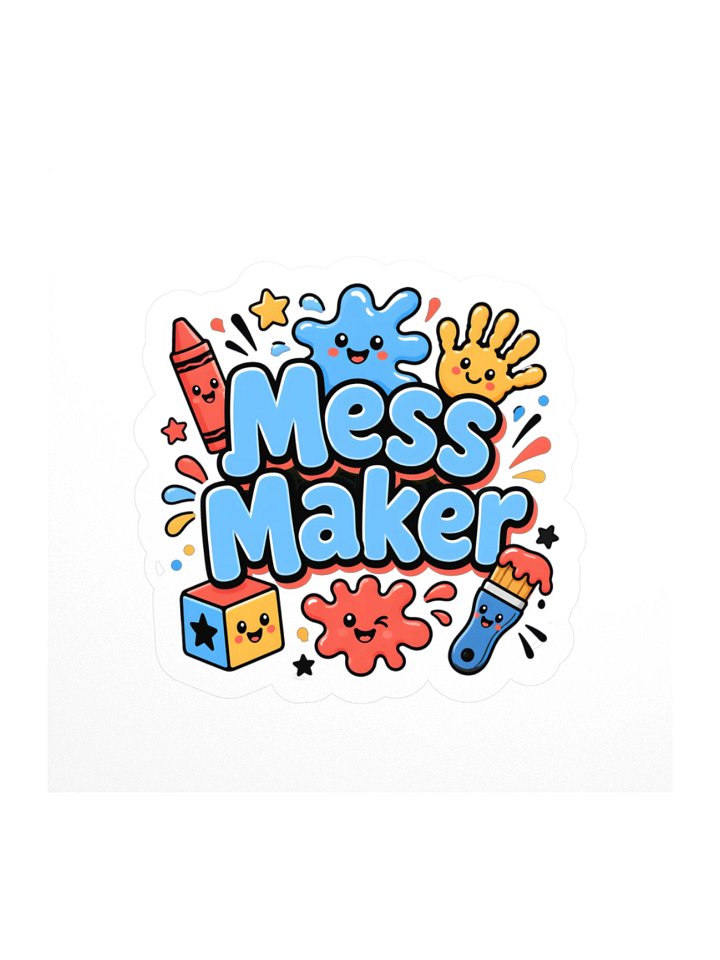 Mess Maker Sticker product image (1)